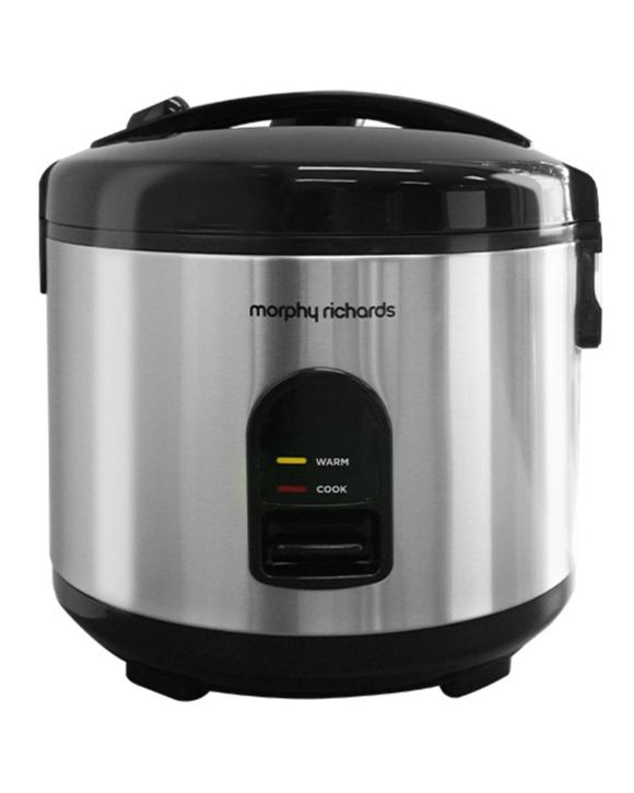 Morphy Richards 10-Cup Stainless Steel Rice Cooker