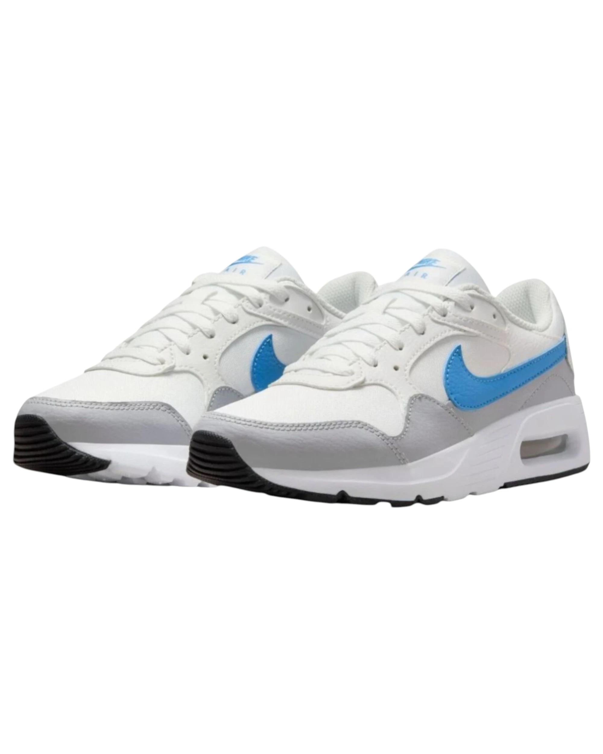 2 Nike Womens Air Max SC White/ Grey/ Blue Athletic Shoes WHITE/GREY/BLUE, 2 of 6