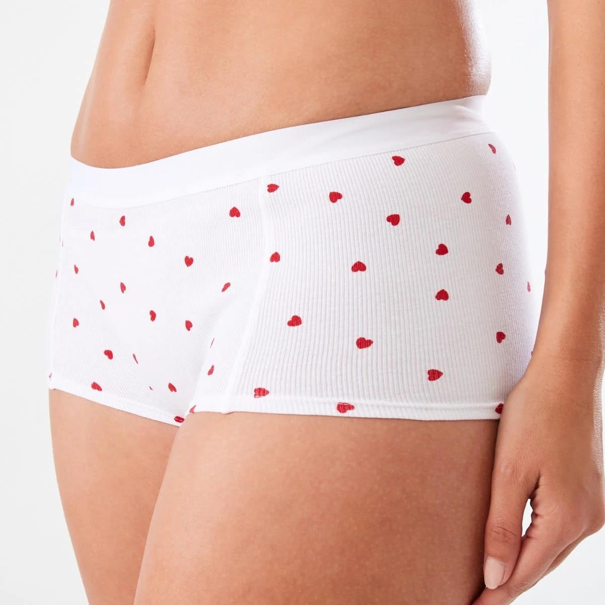 2 Rib Boyleg Briefs MINI HEARTS MULTI, 2 of 5