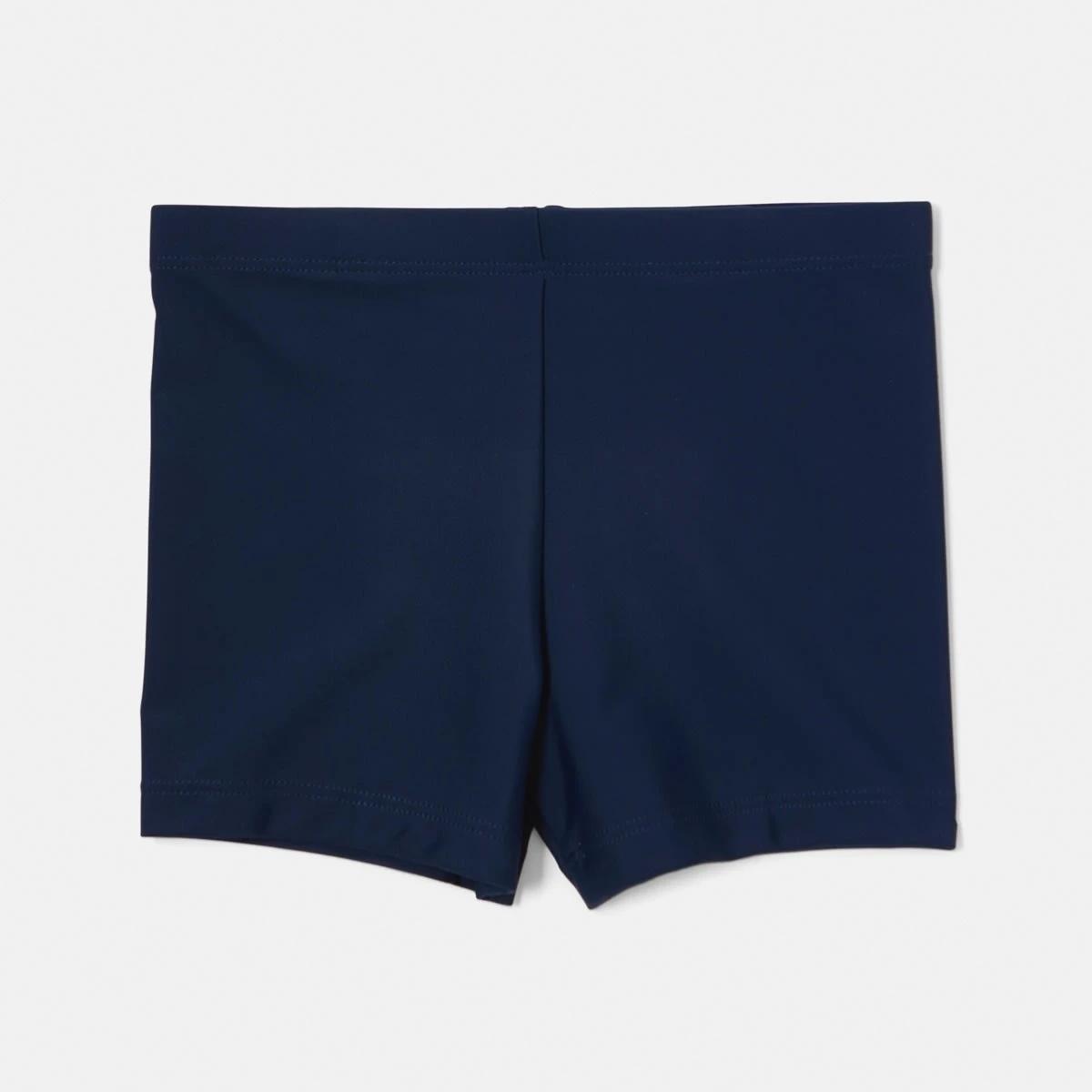 1 Plain Swim Trunks DRESS BLUE, 1 of 3