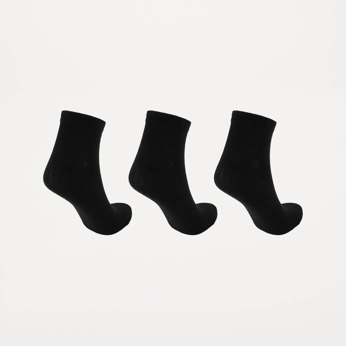 2 3 Pack Anklet Socks BLACK, 2 of 3