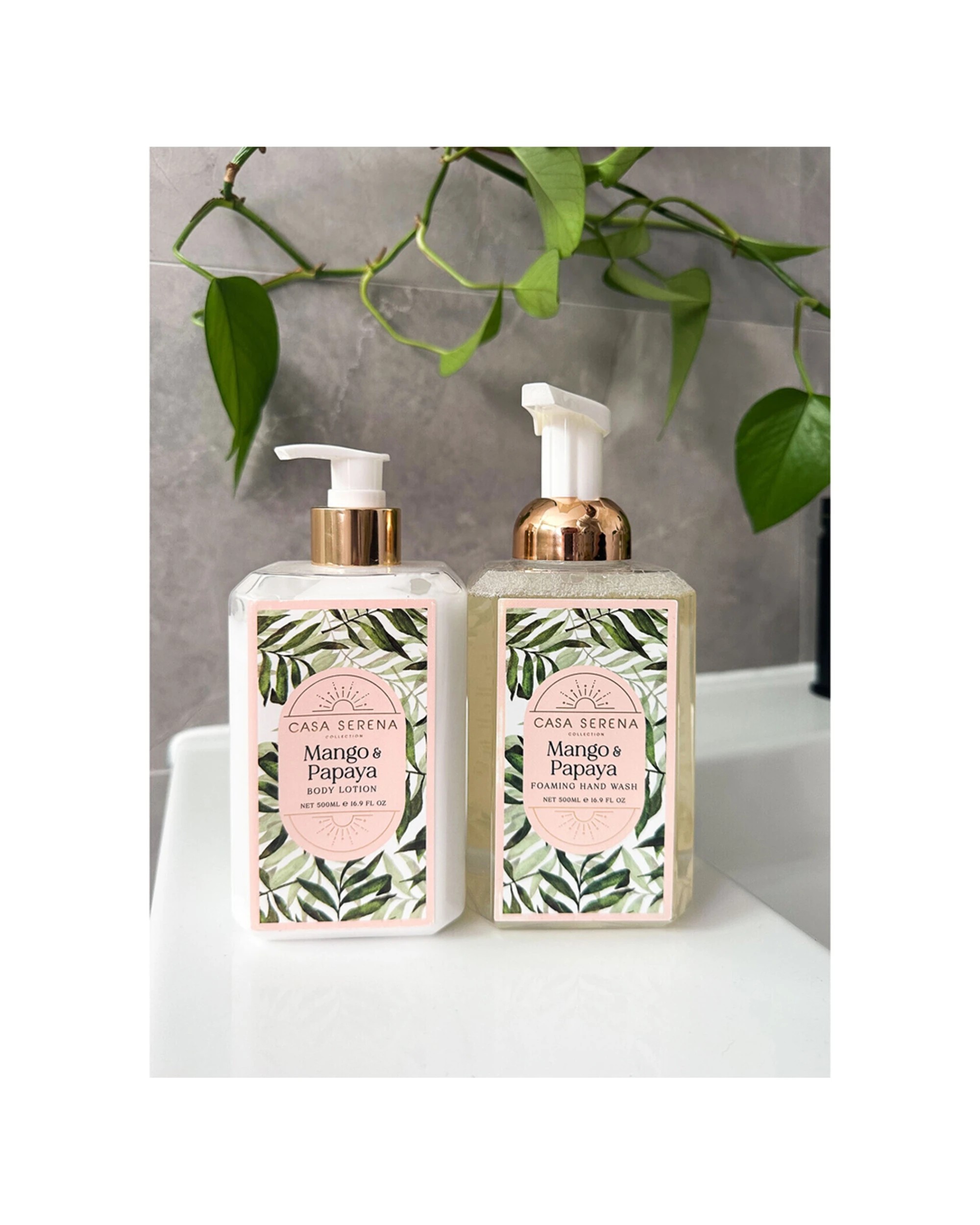 3 LVD Casa Serena 500ml Foaming Hand Wash Liquid Mango and Papaya Tropical Scent Moisturising - Clear, 3 of 4