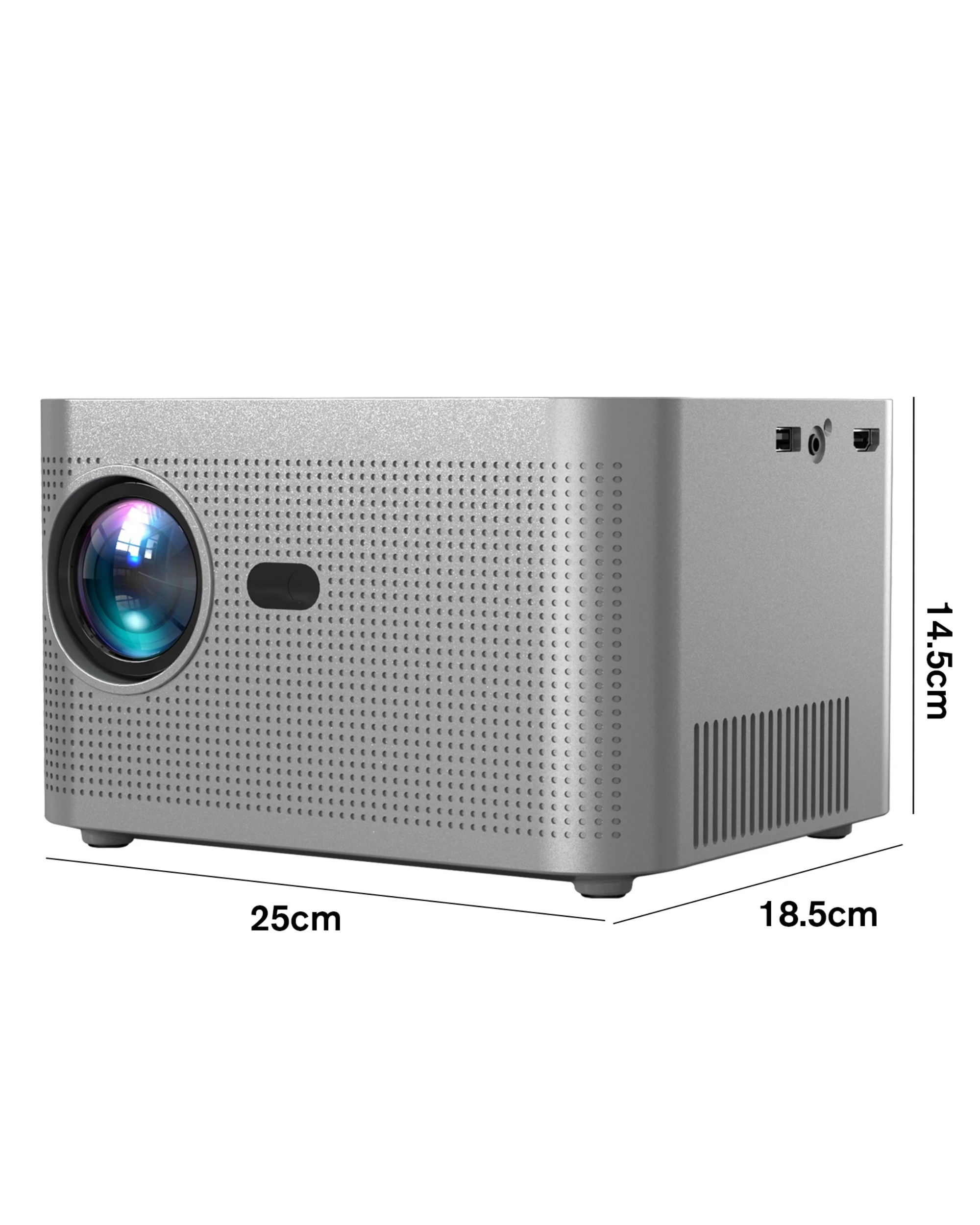 5 Advwin Movie Projector 4K Support with Dual Band WiFi 6 BT 5.0 Remote Control - Silver, 5 of 6