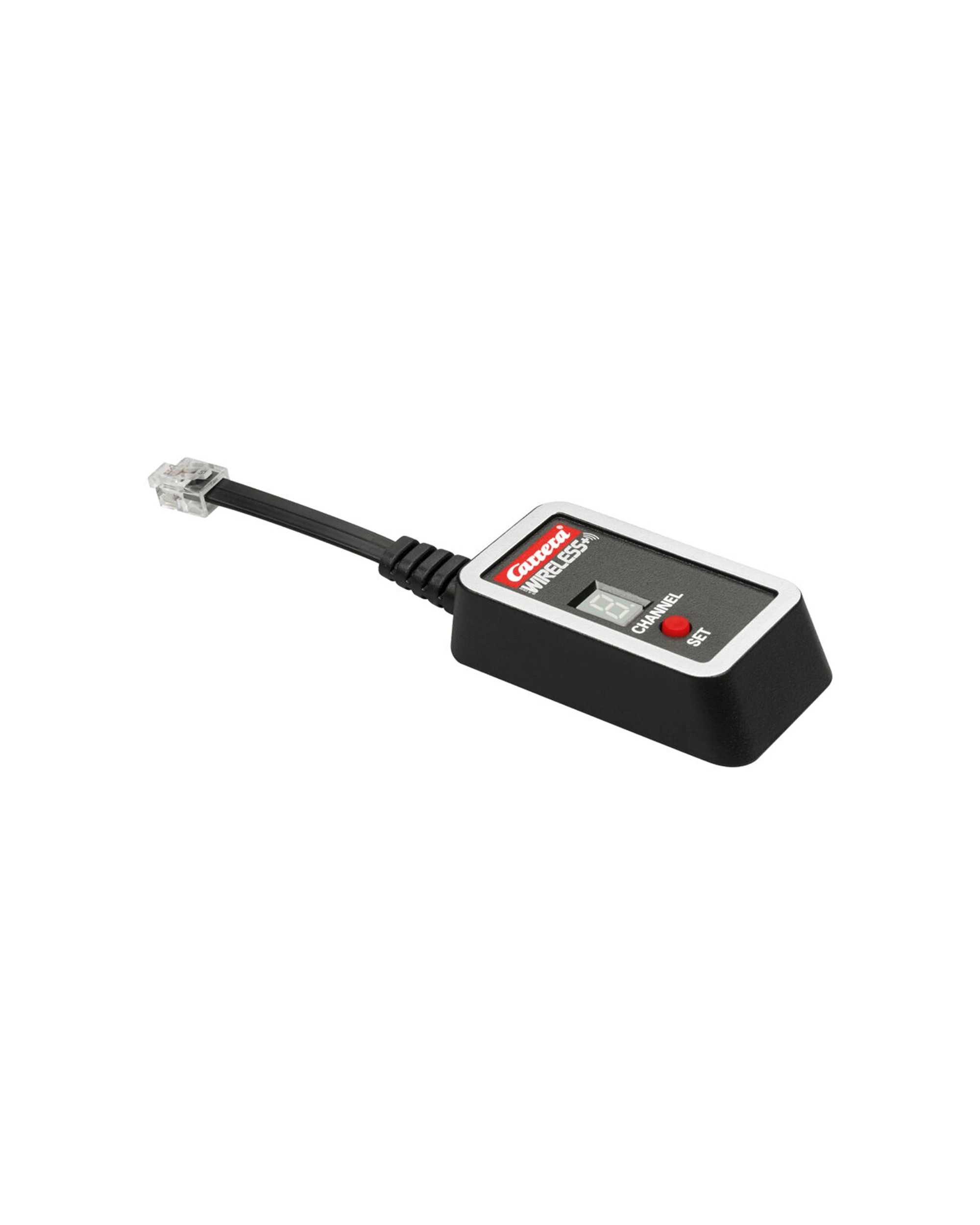 2 Carrera Receiver Station Wireless Race 2.4 GHz Compatible With Digital 124 132 - Black, 2 of 3