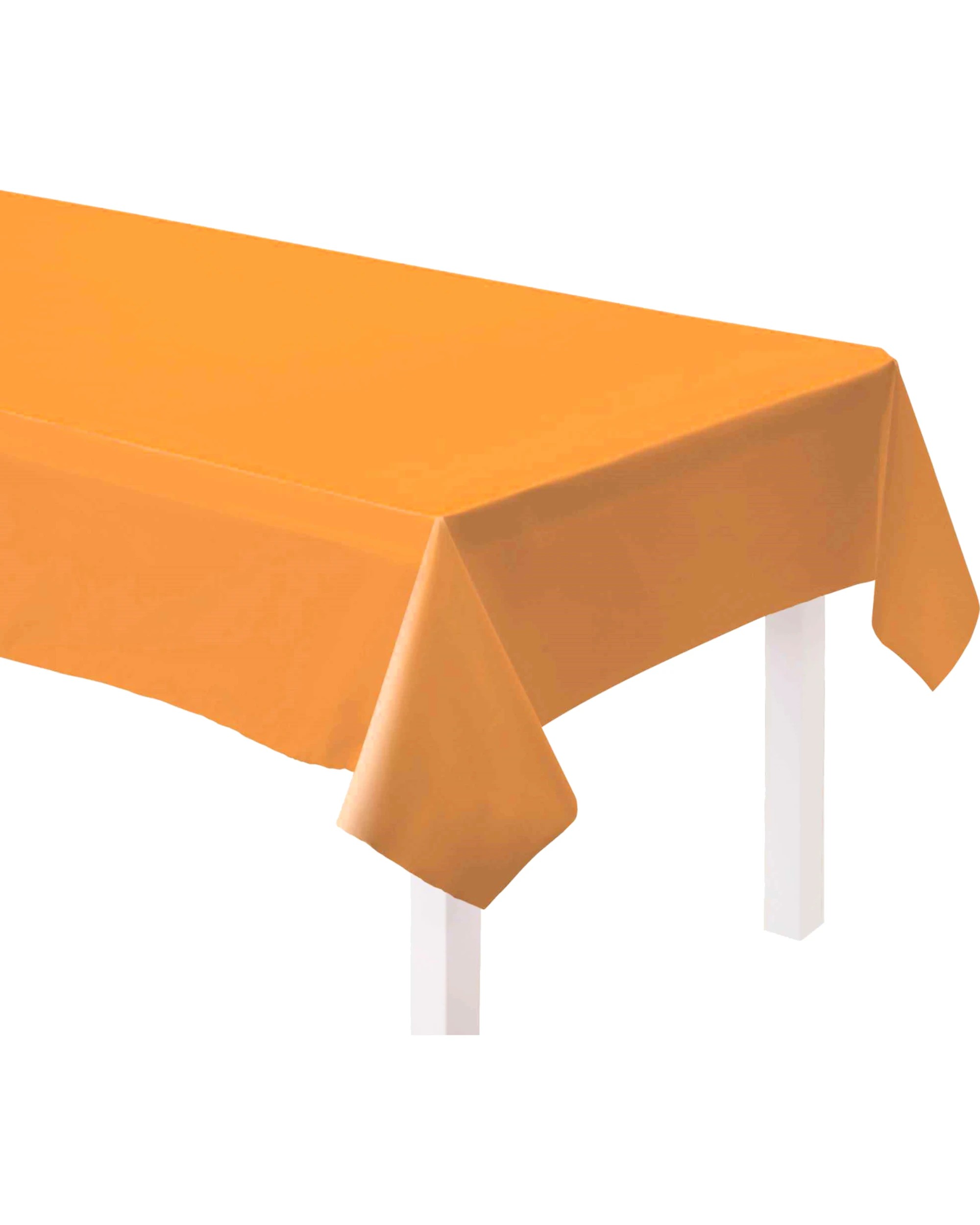 2 Anagram Pumpkin Orange Rectangle Paper Tablecloth - Orange, 2 of 4