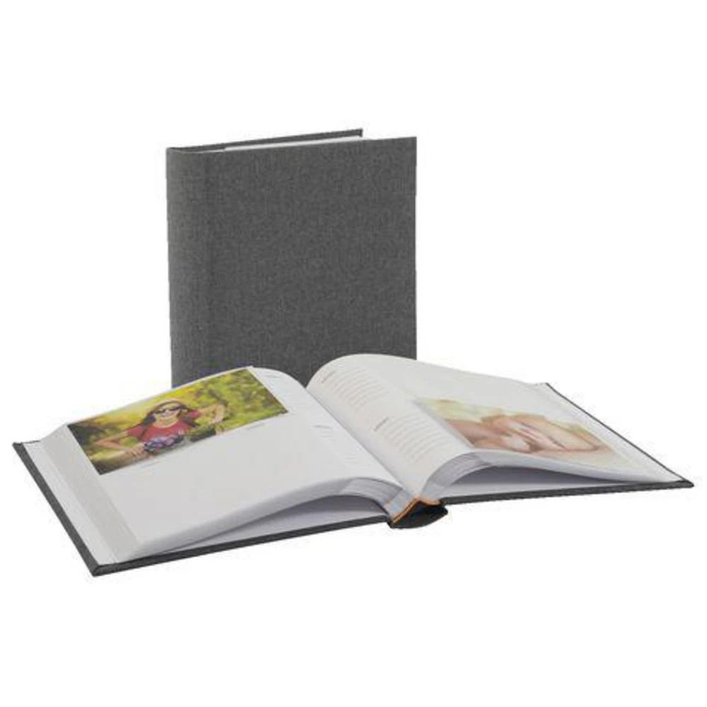 1 Brooklyn Photo Album Linen Look Grey 200 Capacity, 1 of 4