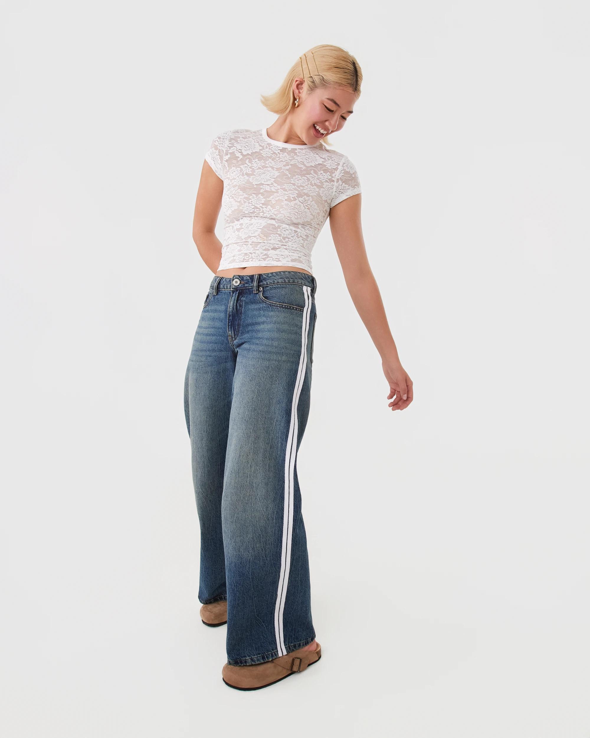 5 Lace T-shirt Snw White, 5 of 9