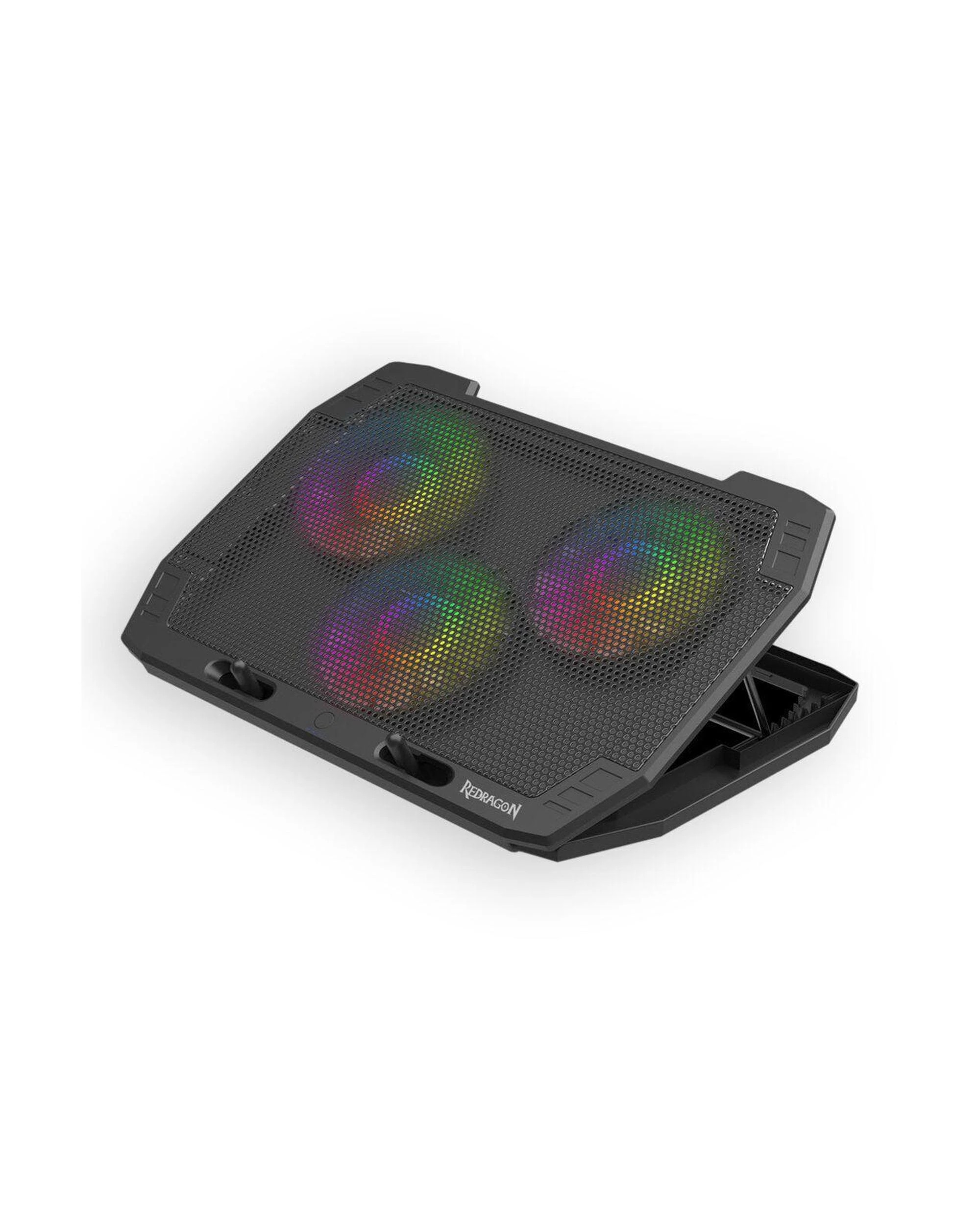 1 Redragon GCP511 Ingrid TripleFan RGB Laptop Cooling Stand - Black, 1 of 4