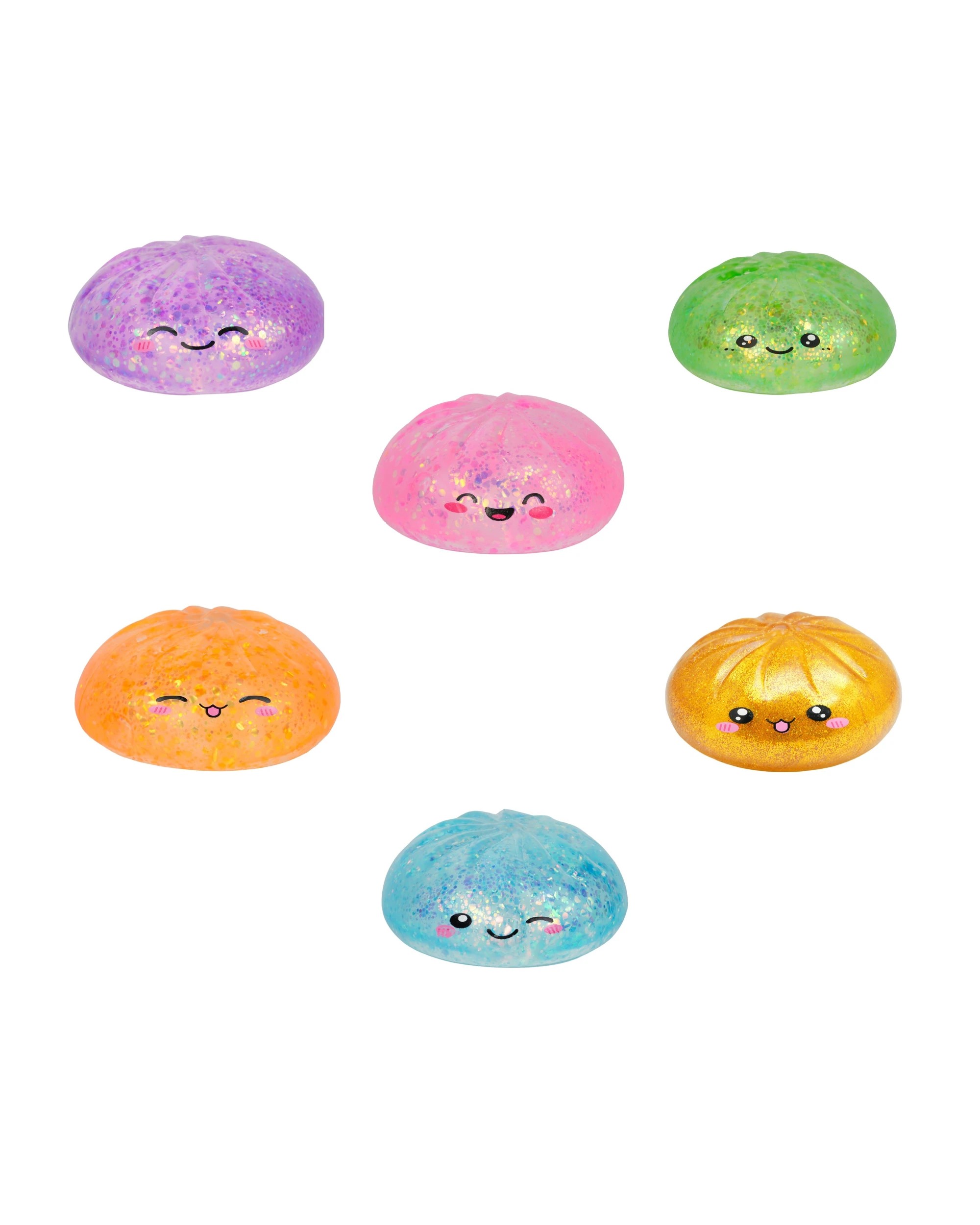 Squish Happy Bao Buddies: 9cm Sparkle Sugar Series Dumplings - Assorted ...