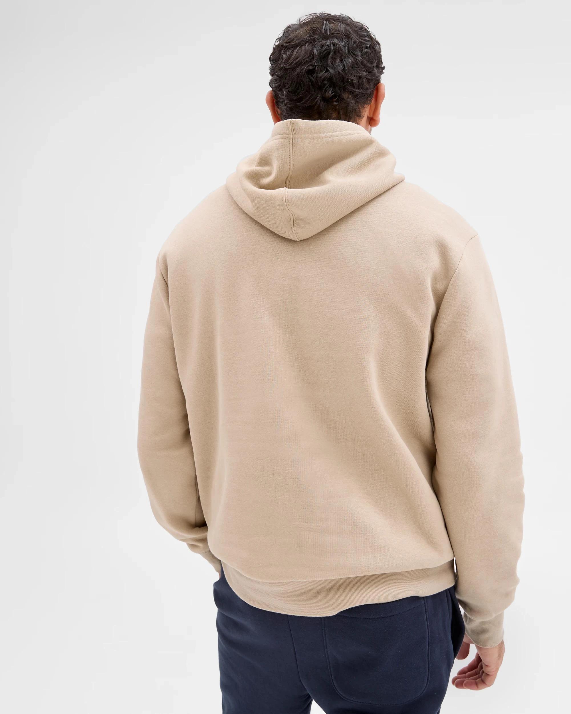 3 Target Man Australian Cotton Blend Popover Hoodie SAND, 3 of 6