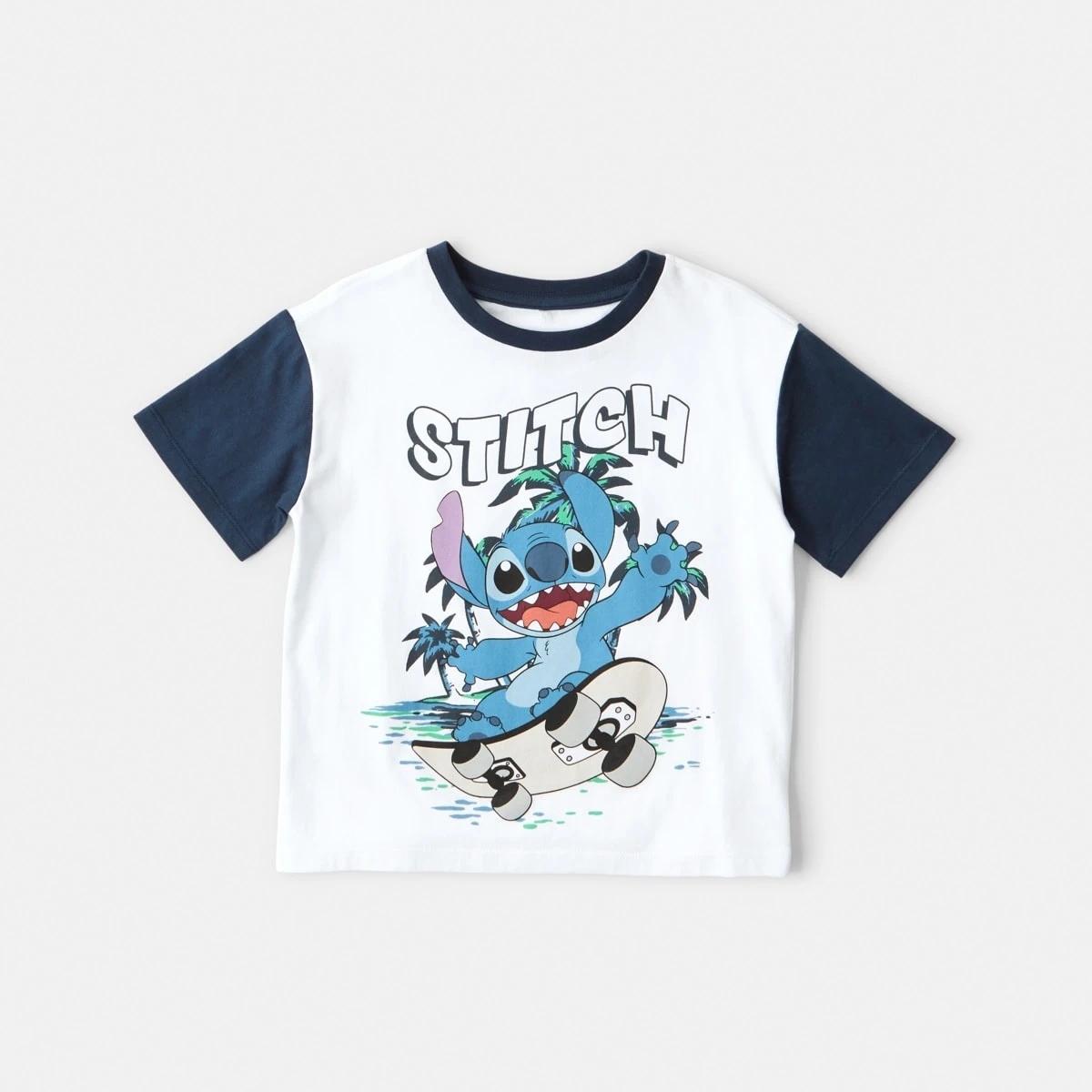 7 Disney Lilo & Stitch License Short Sleeve T-shirt Stitch, 7 of 8