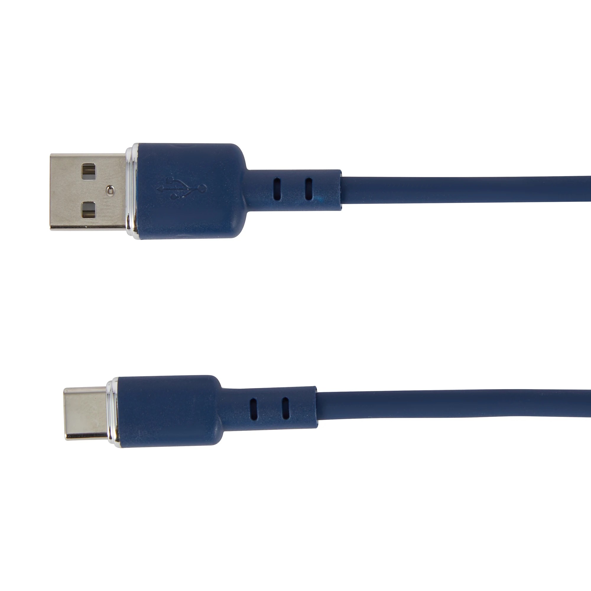 3 Wall USB Charger with USB-A to USB-C Cable - Blue, 3 of 7