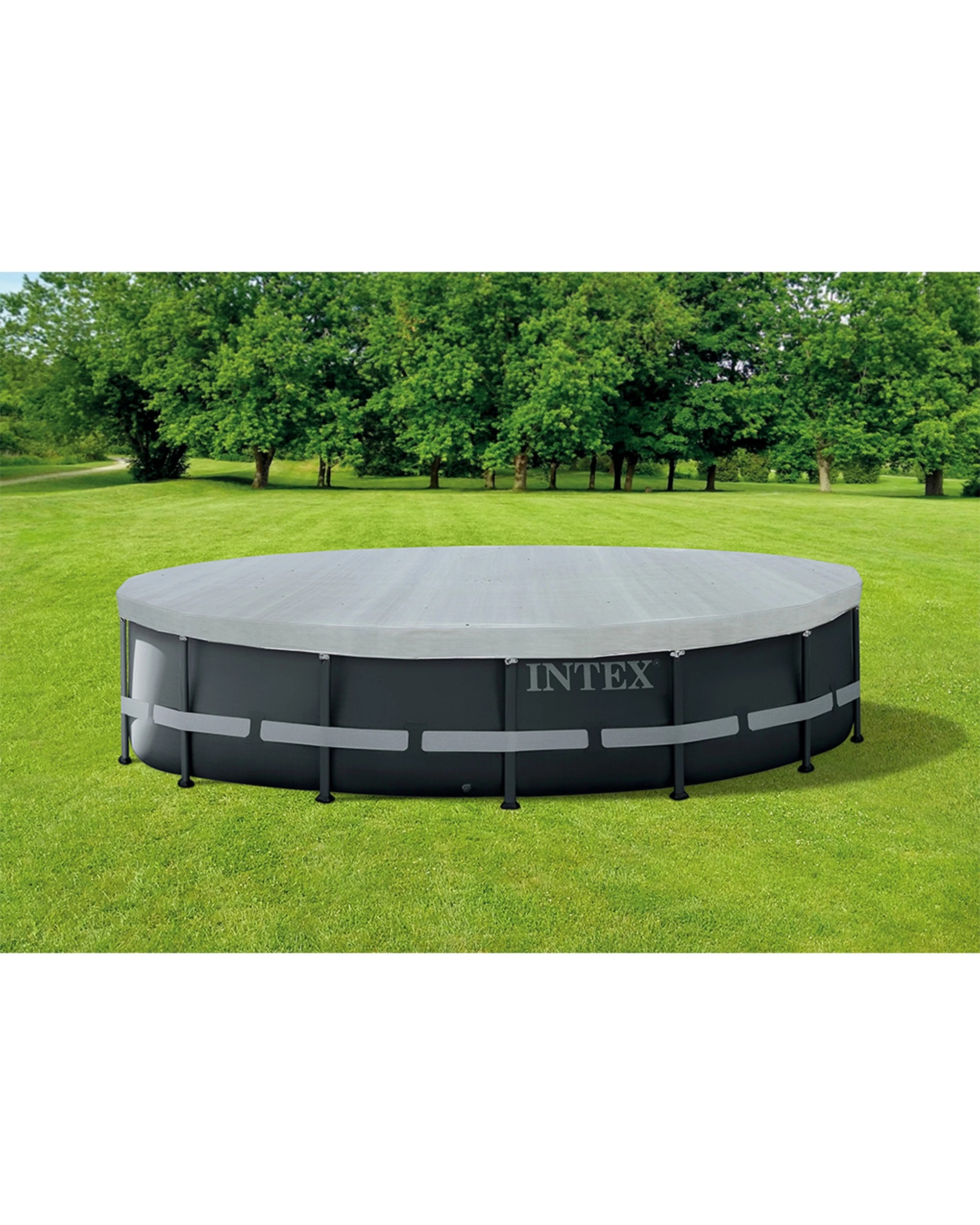 2 Intex 4.88M Deluxe Above Ground Outdoor Pool Cover - Multi, 2 of 4