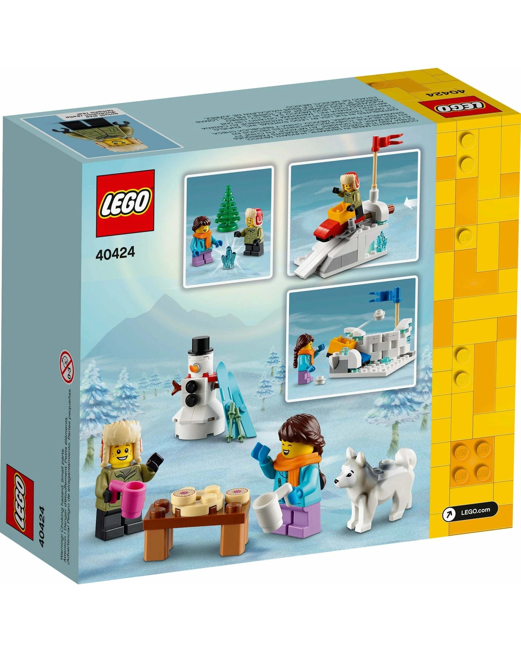 2 LEGO 40424 Winter Snowball Fight Playset with Minifigures, 2 of 2