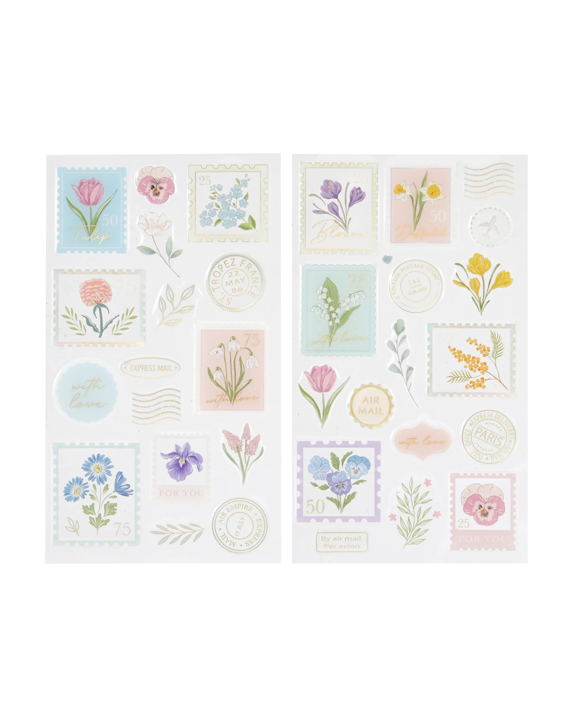 2 Foil Stamp Stickers, 2 of 3