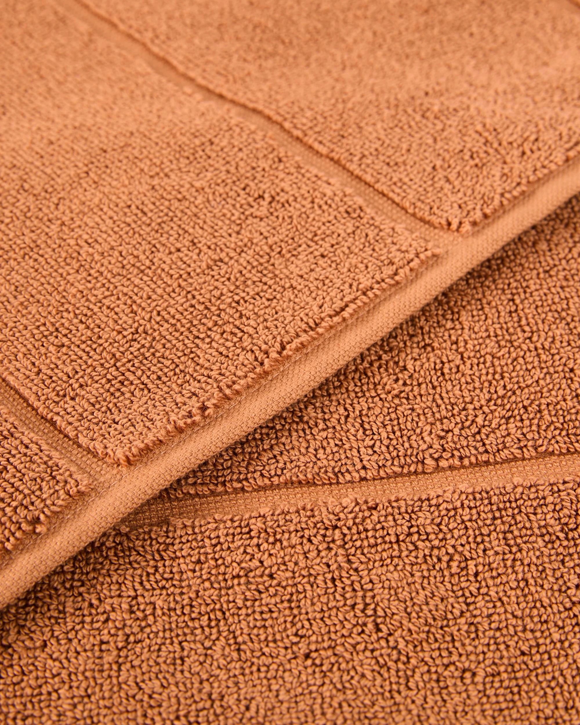 2 Target Laynie Australian Cotton Textured Bath Mat - Brown, 2 of 2