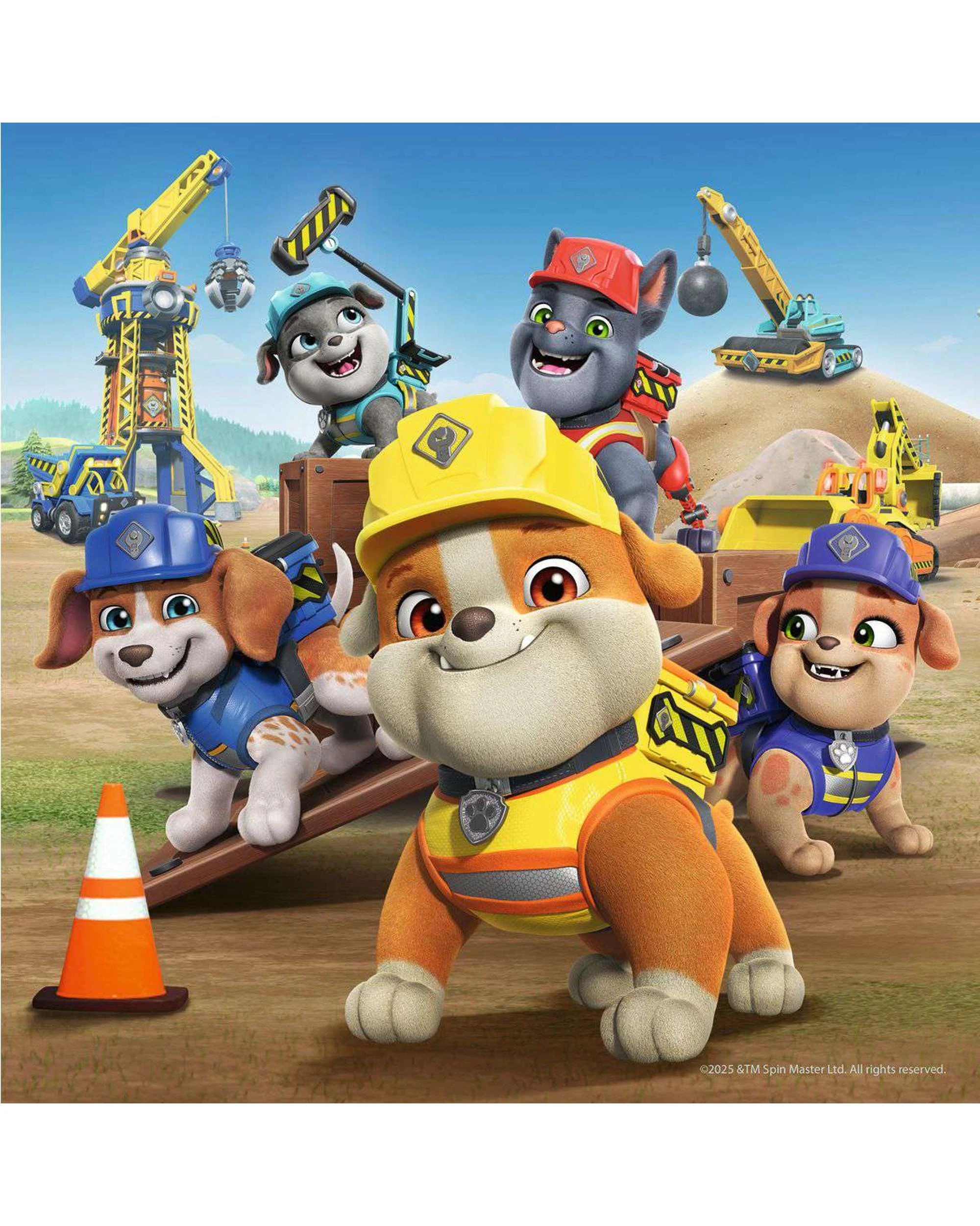 Ravensburger Paw Patrol Rubble and Crew 3 x 49 Piece Jigsaw Puzzle - Kmart