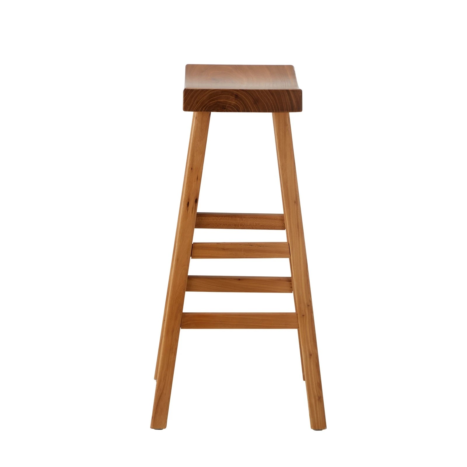 8 Oikiture 2x Bar Stools Kitchen Stool Wooden Counter Chairs Barstools
 - Natural, 8 of 10