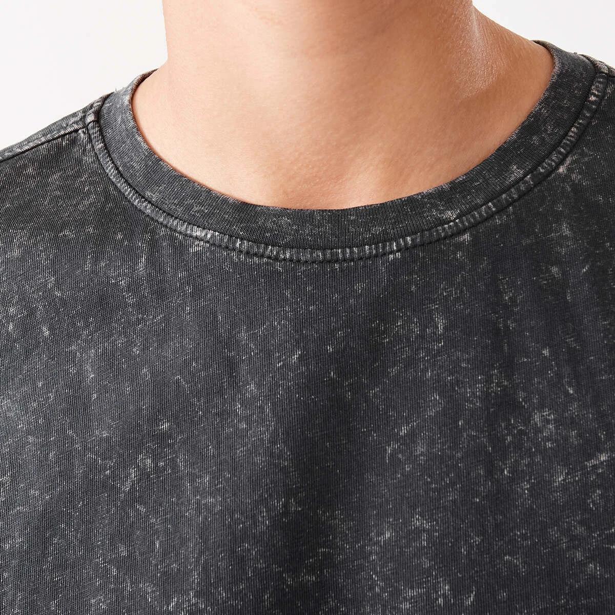 4 Short Sleeve Acid Wash Print T-shirt Wash Ash, 4 of 9