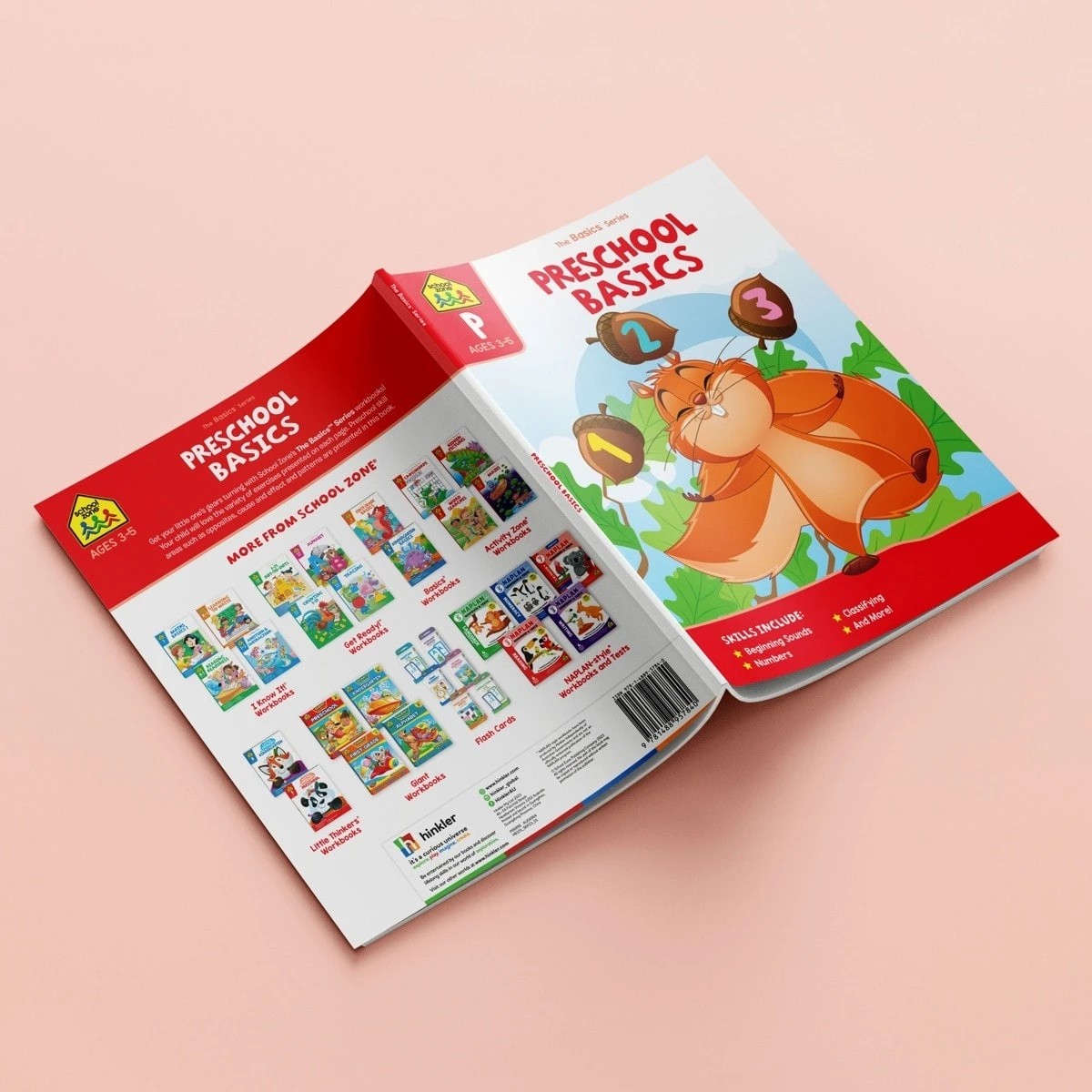 4 School Zone The Basics Series: Preschool Basics - Book, 4 of 5