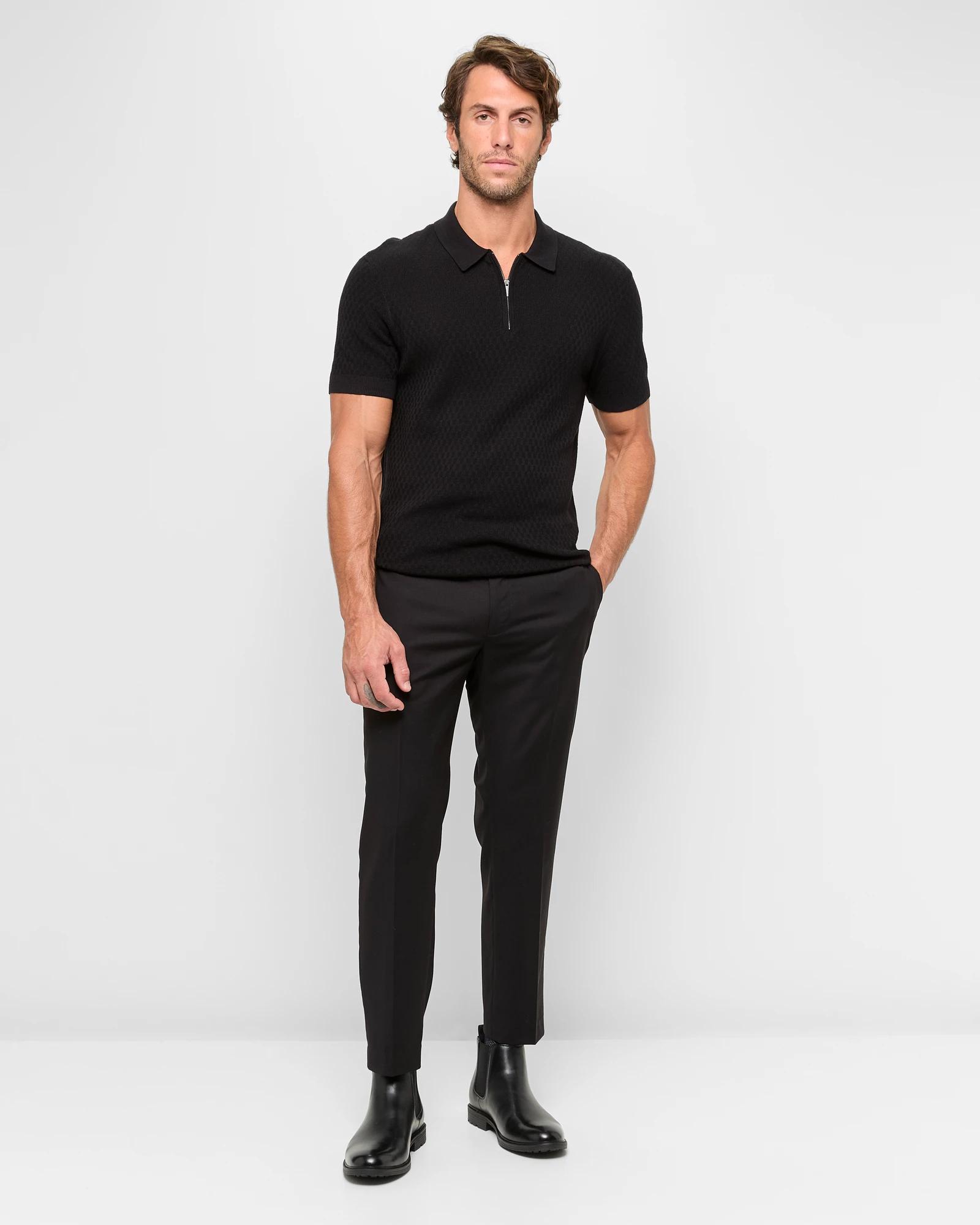 2 Slim Ankle Length Pants - Preview BLACK, 2 of 5