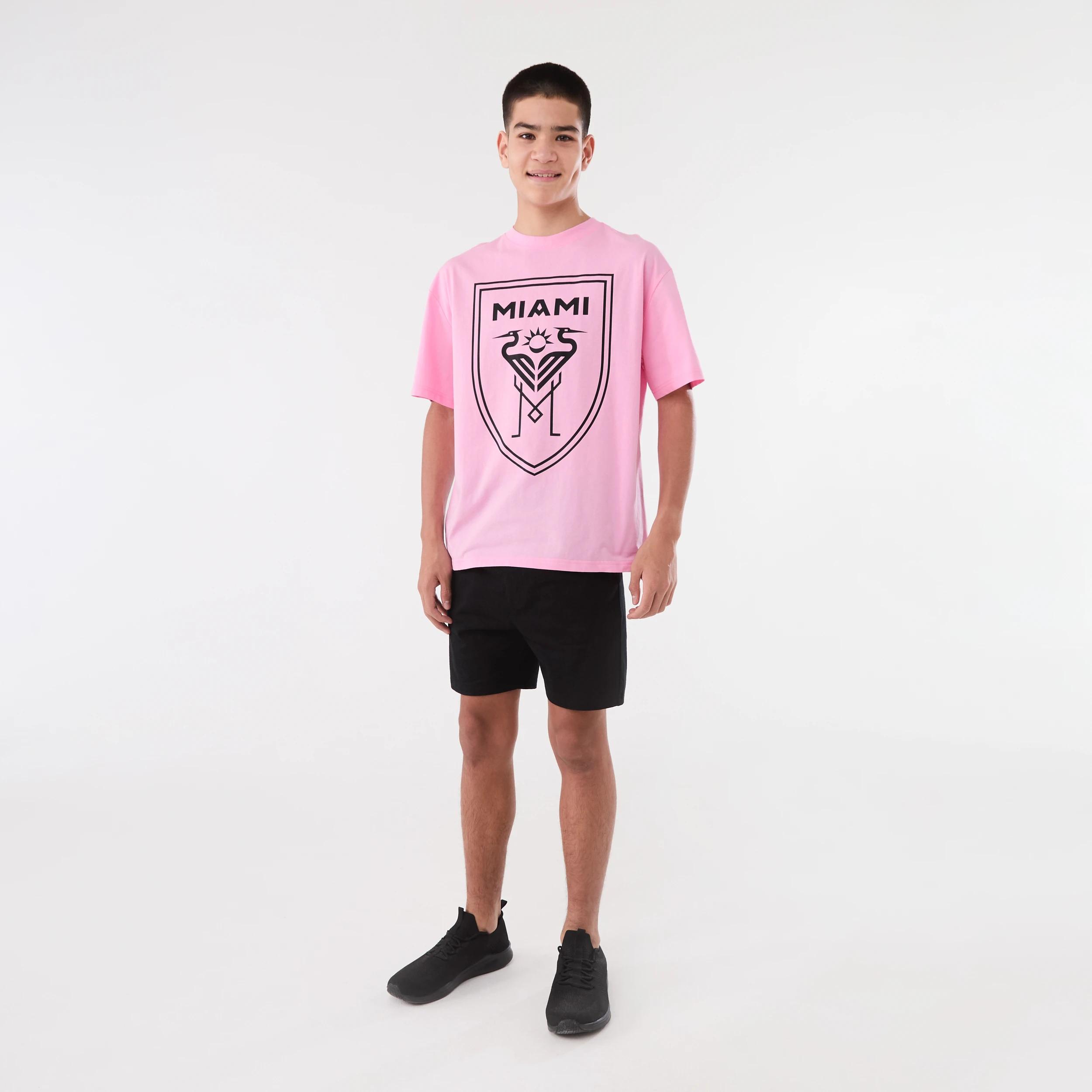 6 Official Inter Miami Kids Youth T-shirt INTER MIAMI PINK, 6 of 7