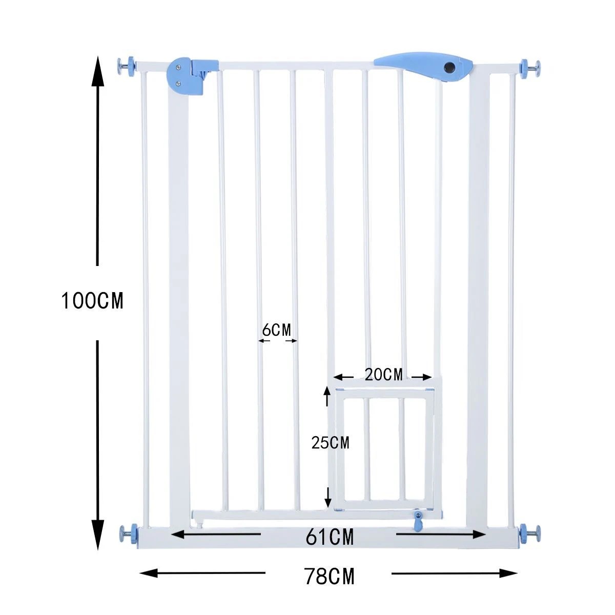 7 Pet Scene Baby Child Pet Safety Gate Stairway Barrier, 7 of 7