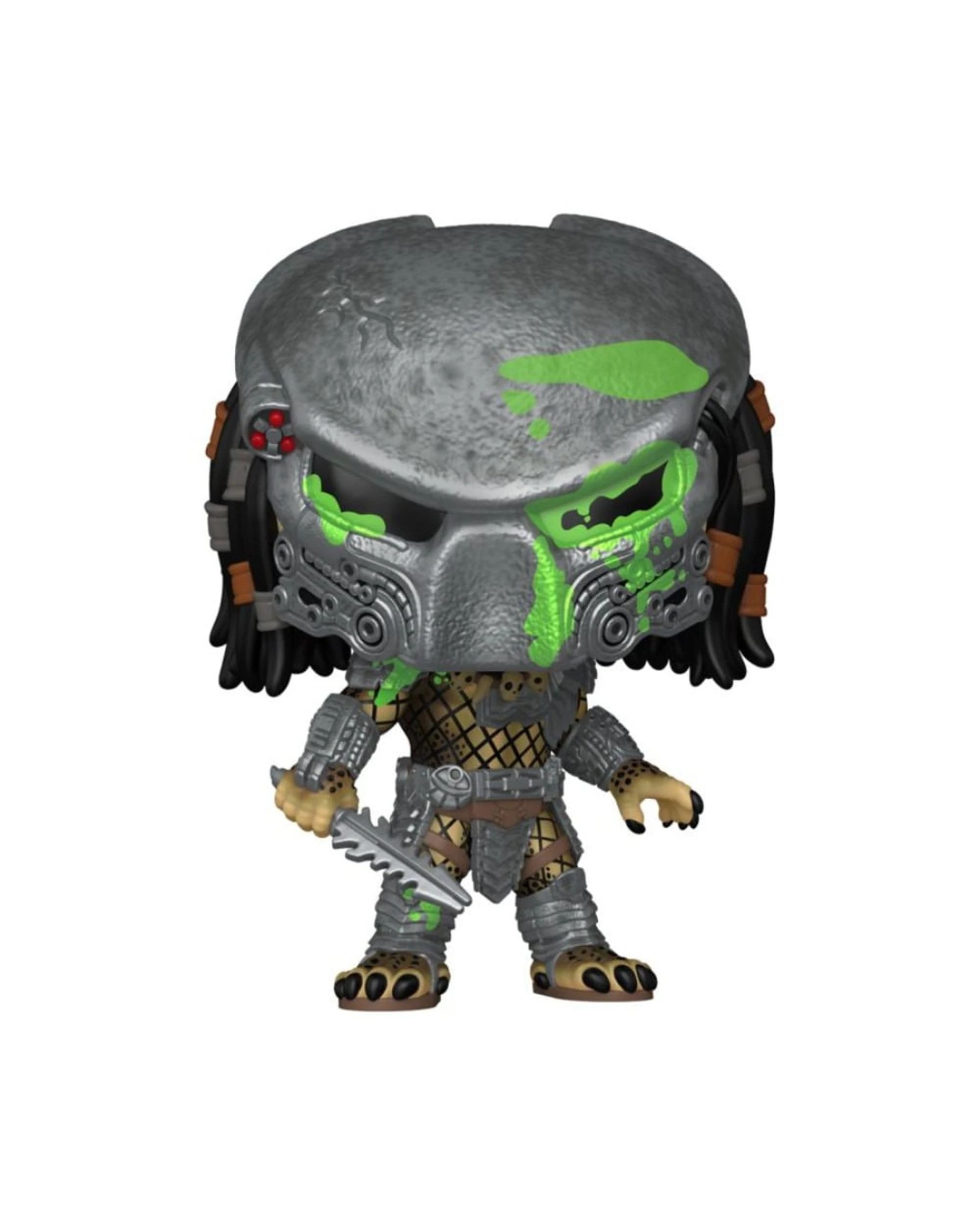 2 Alien Vs Predator Requiem Bull Predator Battle Damaged Funko Glow POP! Vinyl, 2 of 4