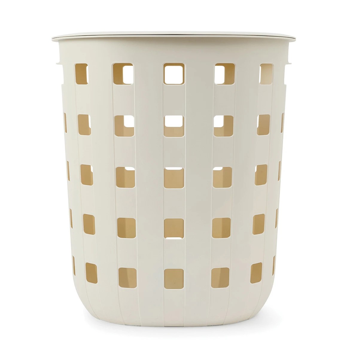 2 80L Trellis Laundry Hamper - Beige, 2 of 8