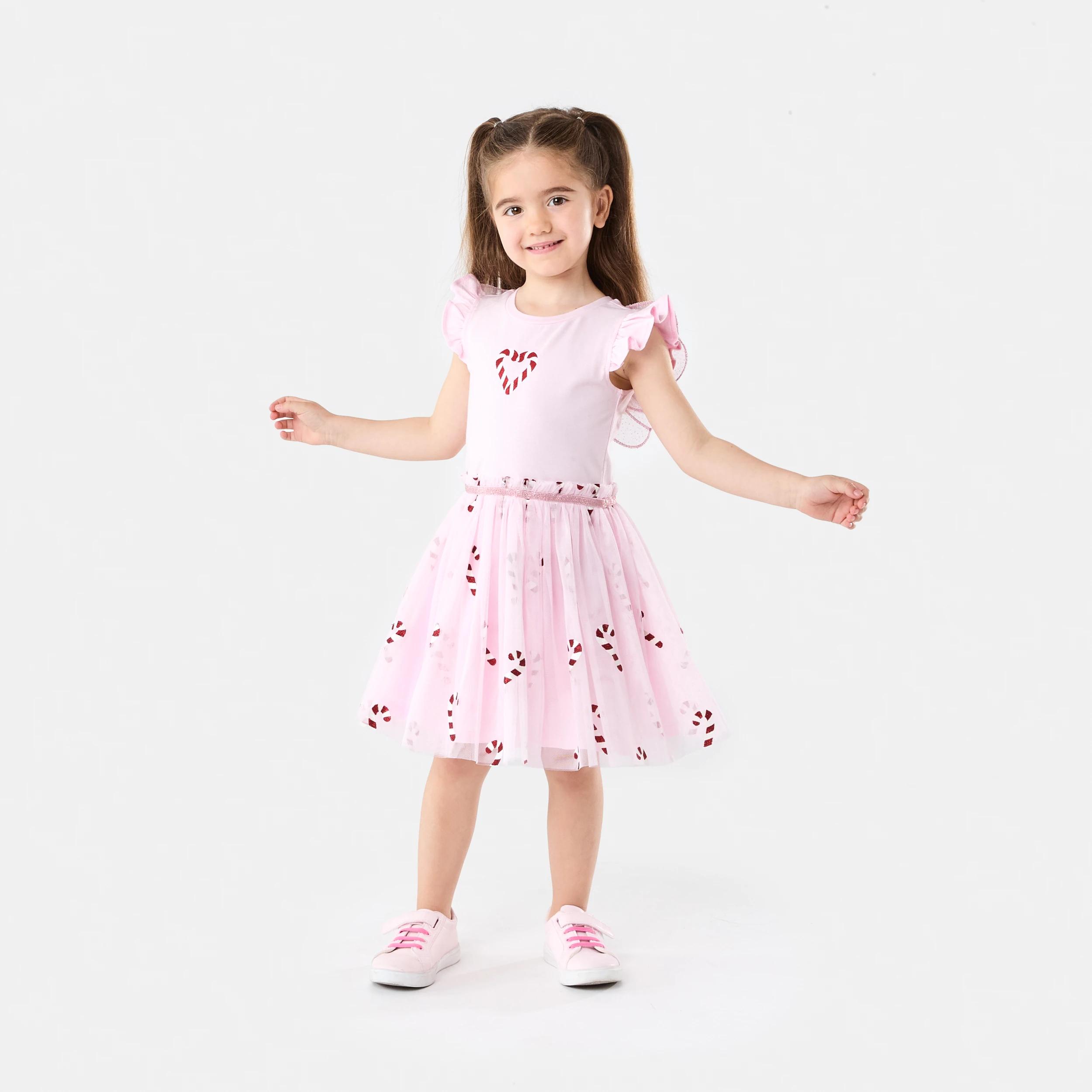 9 Christmas Tutu Dress PINK CANDY CANE, 9 of 10