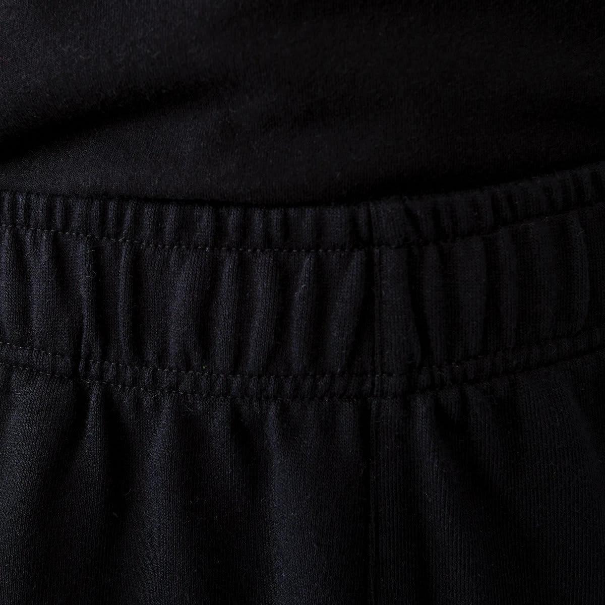 4 Everlast Mens French Terry Shorts Black, 4 of 7