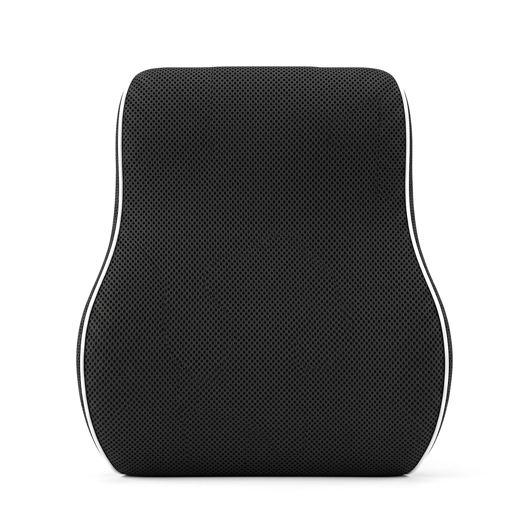 4 Artiss Ergonomic Lumbar Support Cushion Memory Foam Back Support Pillow Office Chair Car Seat - Black, 4 of 8