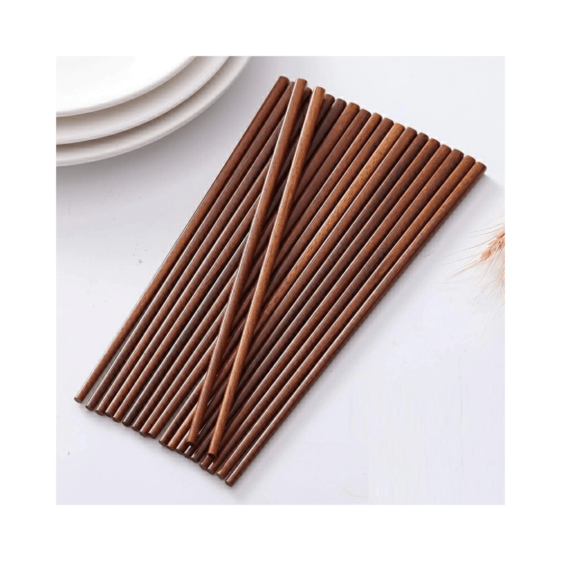 5 BR Home Wooden Chopsticks - Set of 20 Pairs for Asian Dining and Weddings, 5 of 5