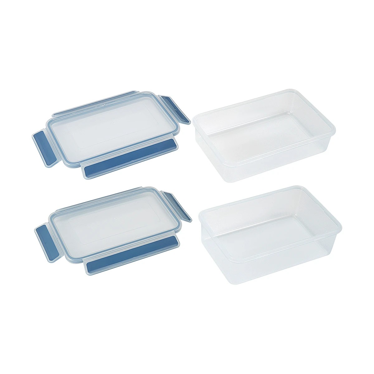 4 10 Pack Rectangle Clip Containers, 4 of 9