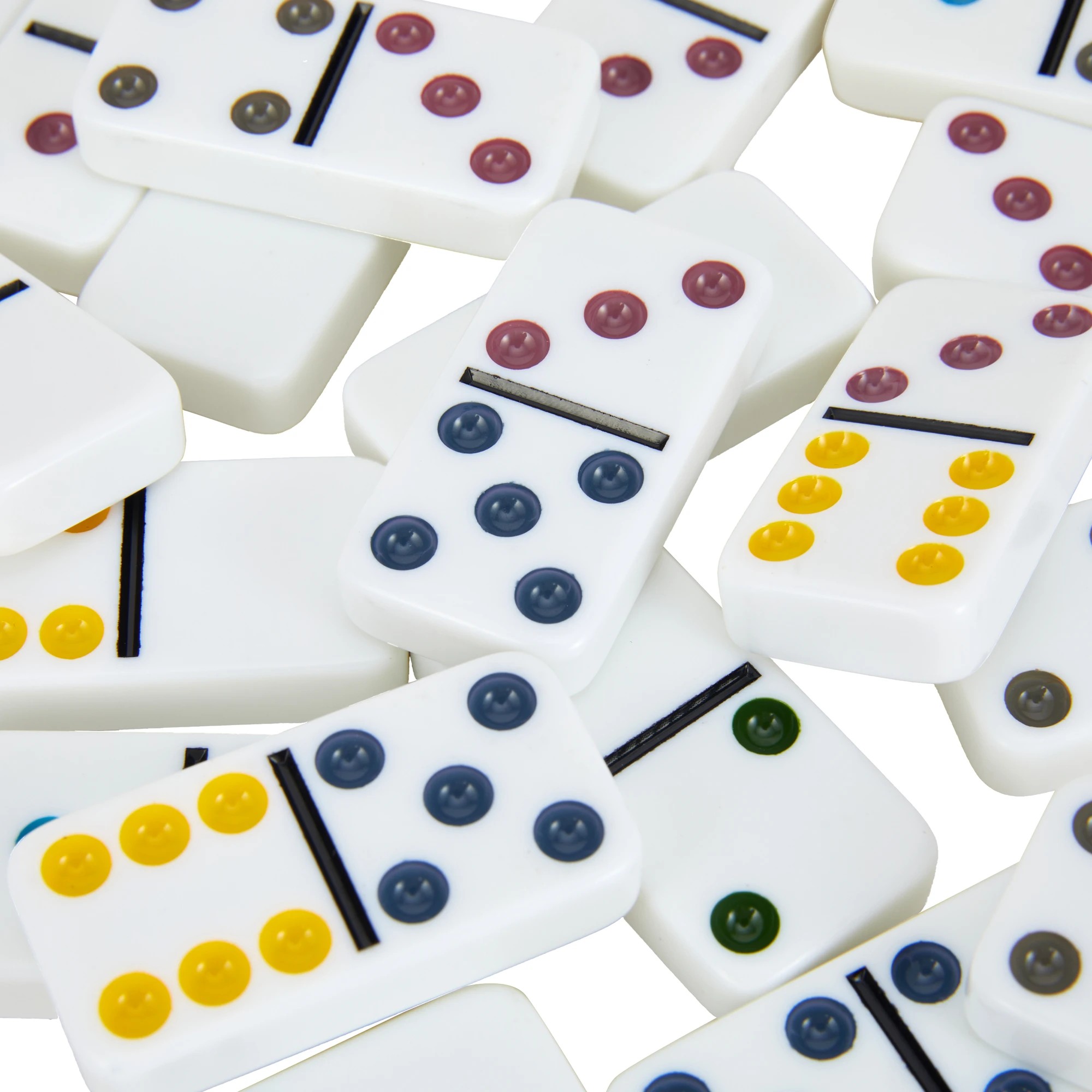 5 28 Piece Double 6 Colour Dot Dominoes Game, 5 of 6