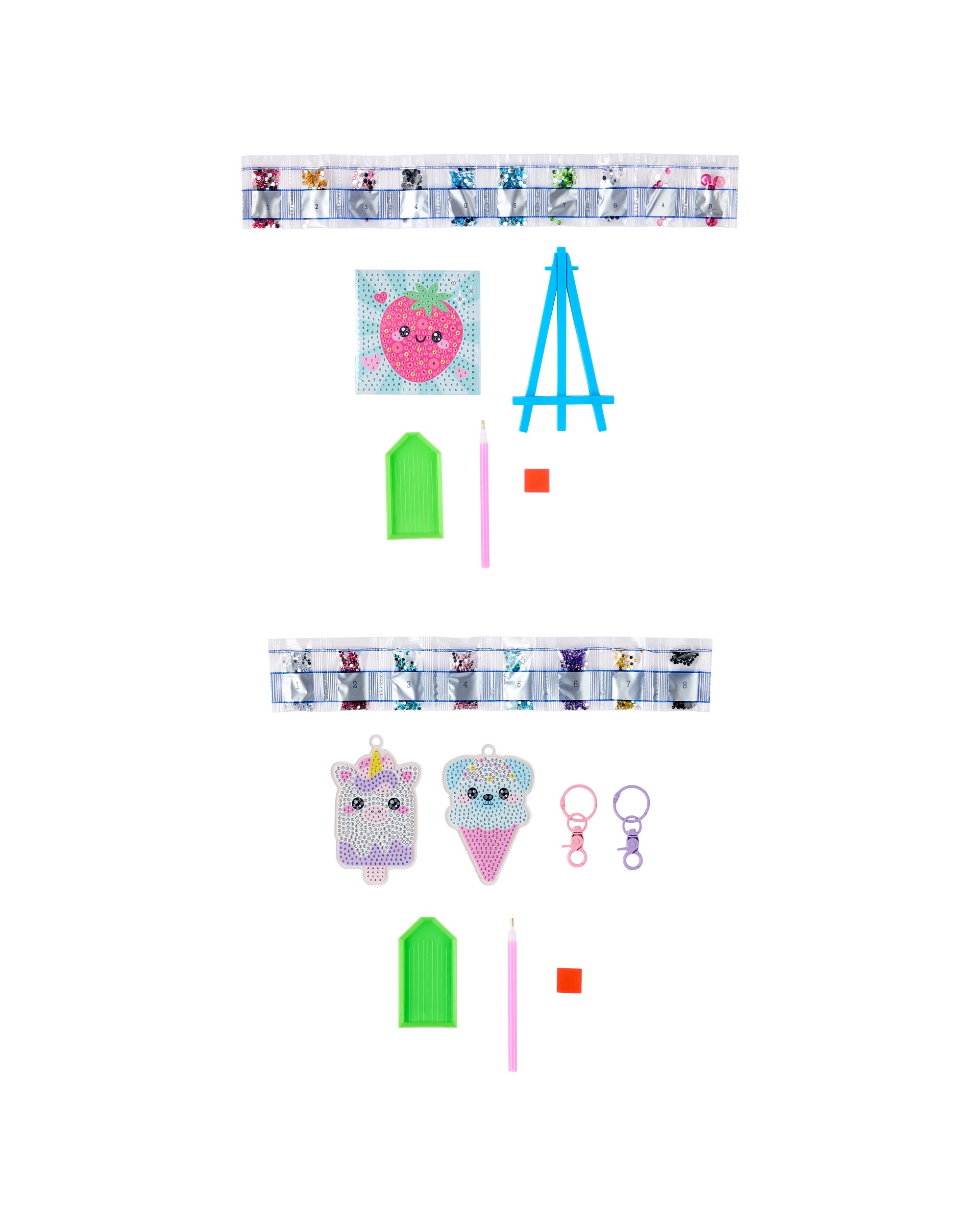 2 15 Piece Make Your Own Gem Art Kit - Assorted, 2 of 3