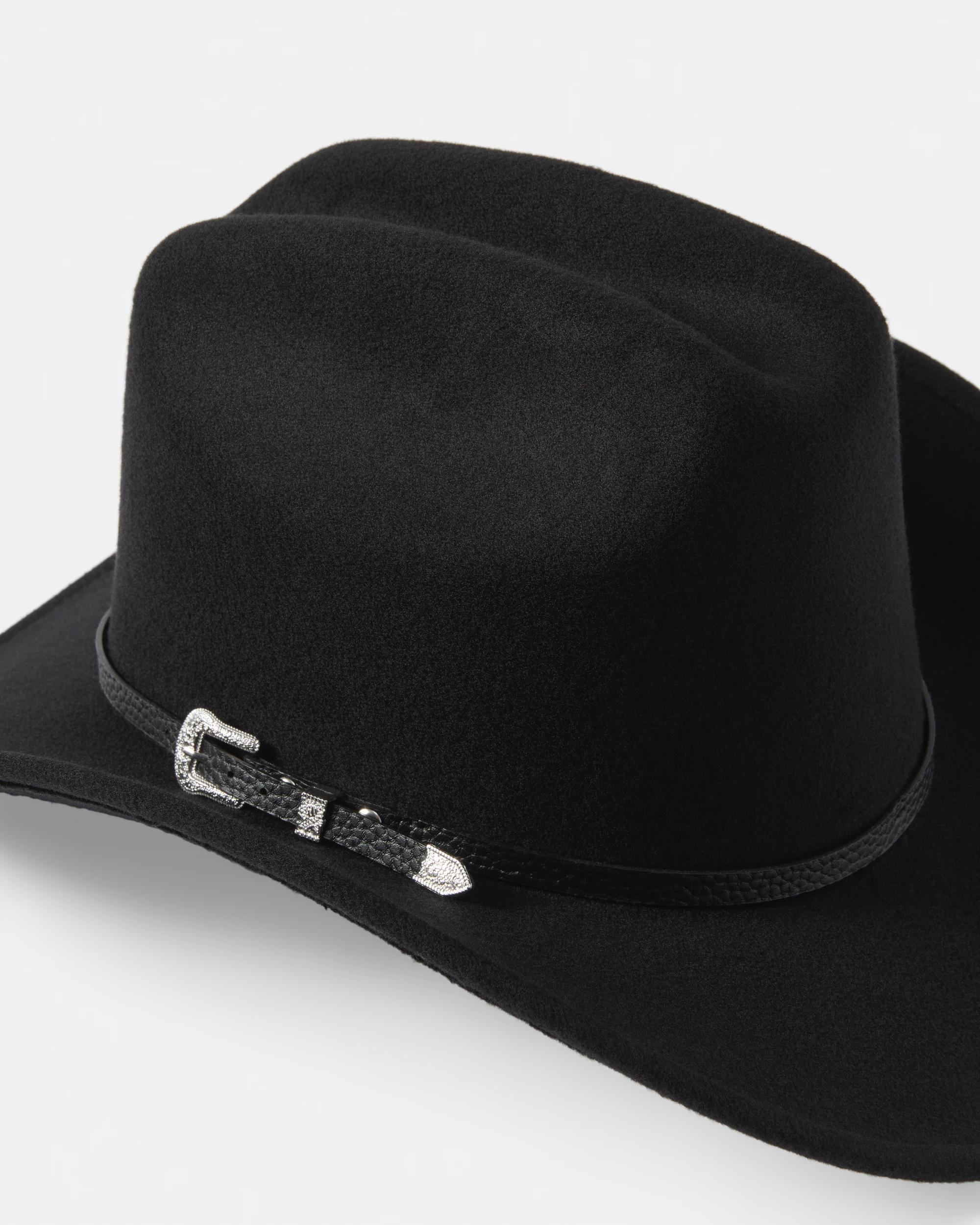 3 Western Trim Cowboy Hat Black, 3 of 3