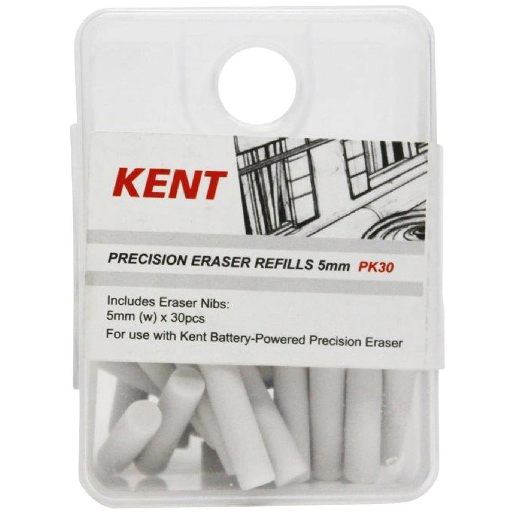 1 Kent Precision Eraser Refills 5mm 30 Pack, 1 of 1