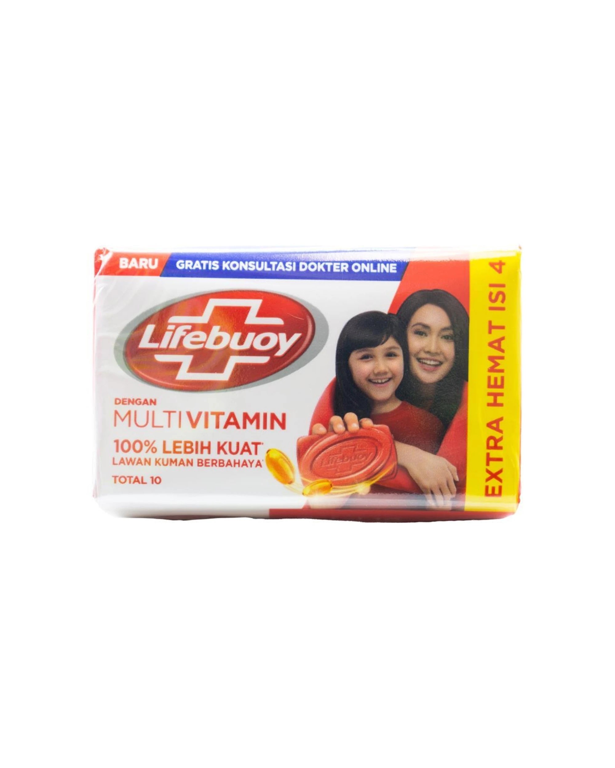 2 Lifebuoy 12 x 4pc Shower Bath Soap Bars 60g Multivitamin Nourishing Cleanse - Multi, 2 of 5