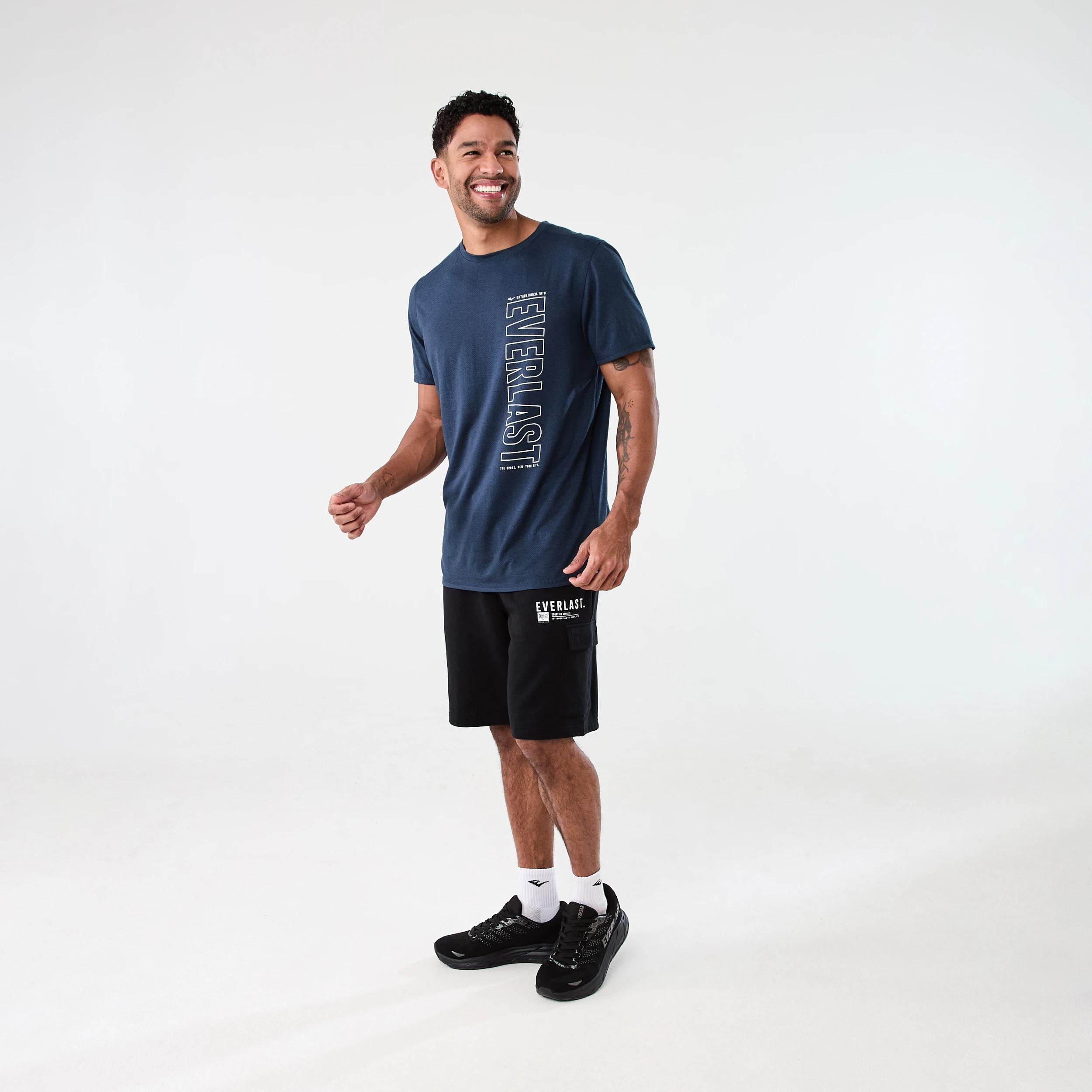 6 Everlast Mens Mesh T-shirt Steel Blue, 6 of 6