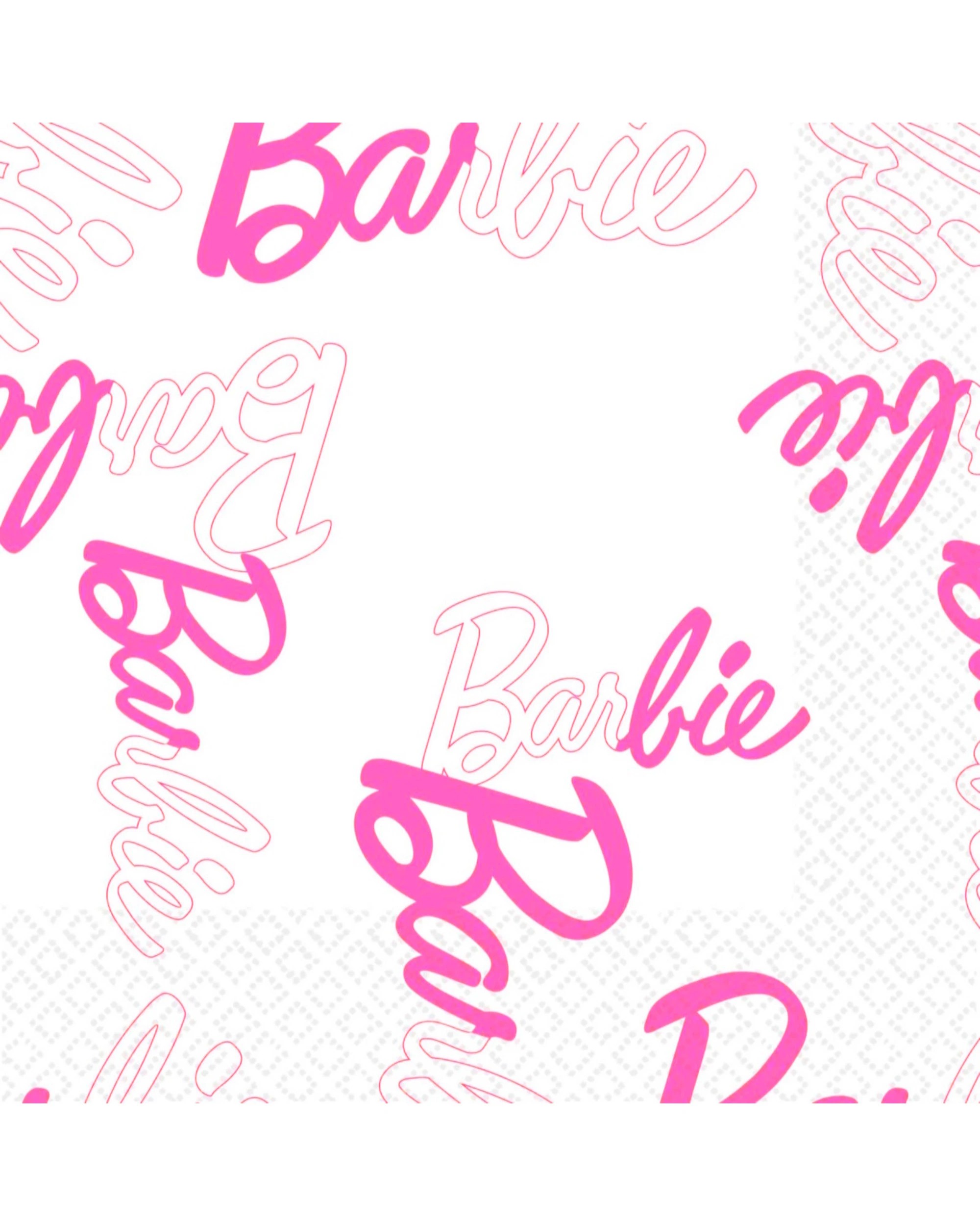 1 Barbie Barbie Large Napkins Serviettes Pack of 16, 1 of 1