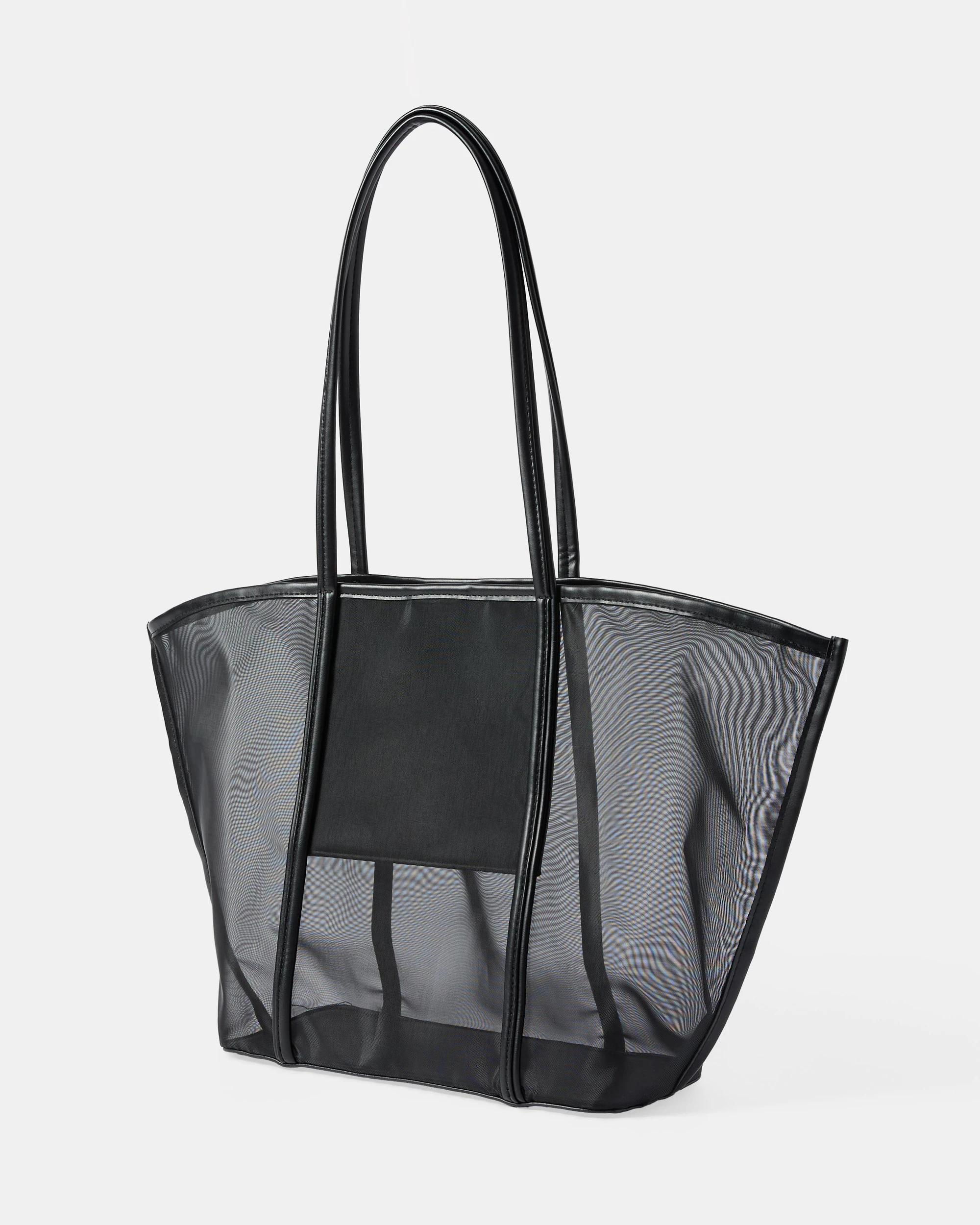 2 Mesh Tote Bag Black, 2 of 4