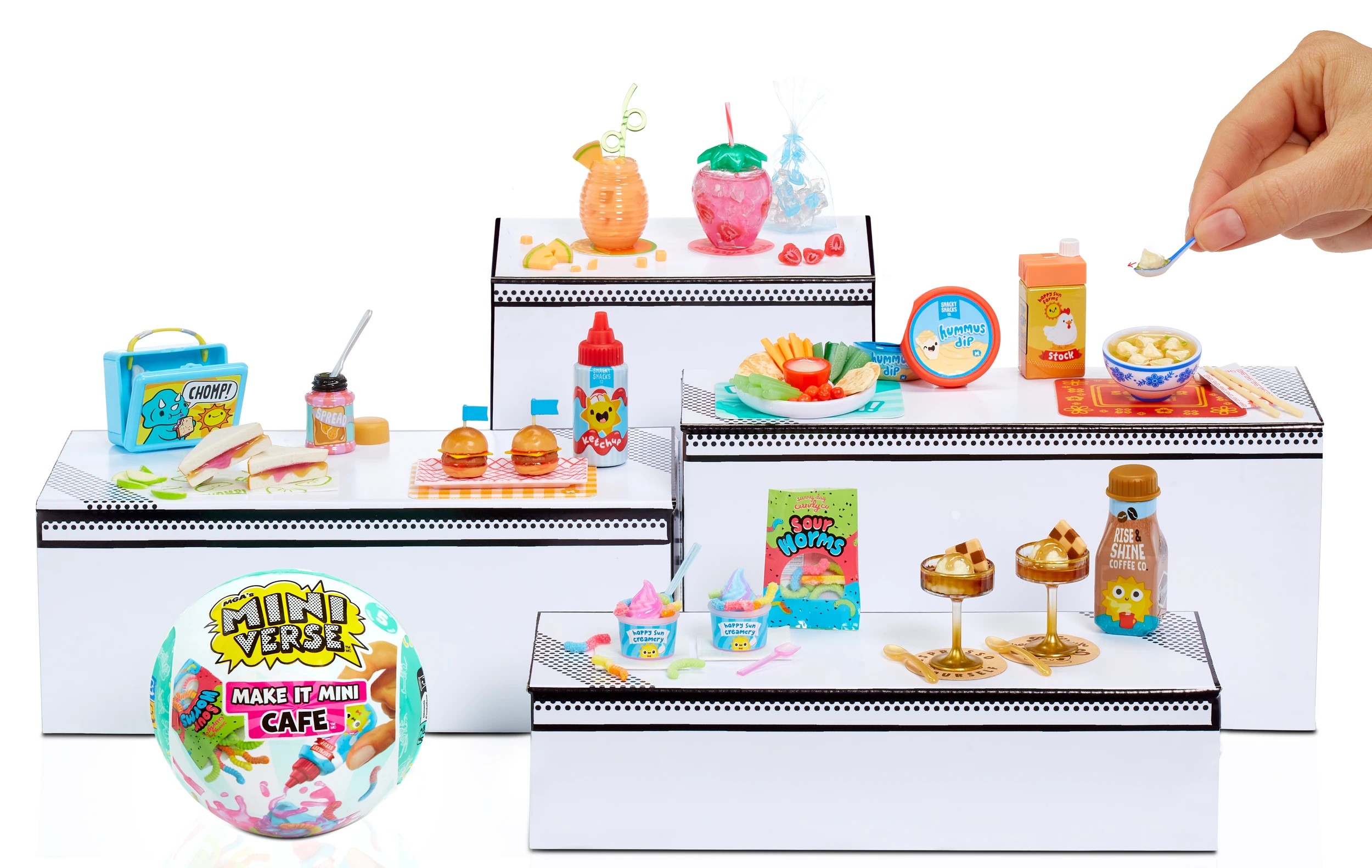 6 MGA's Miniverse - Make It Mini Foods: Cafe Series 5 in PDQ - Assorted, 6 of 7