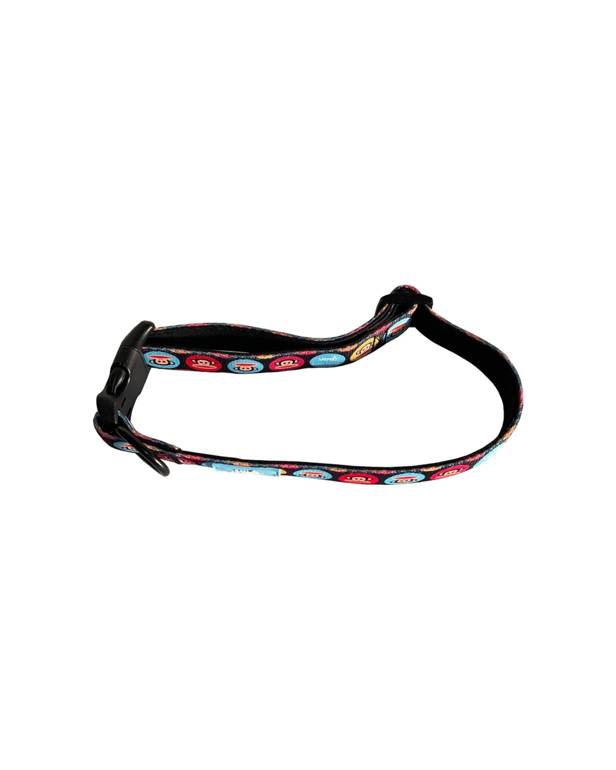 5 Verb. X Paul Frank Adjustable Pet Collar 100 Percent Polyester Small, 5 of 5