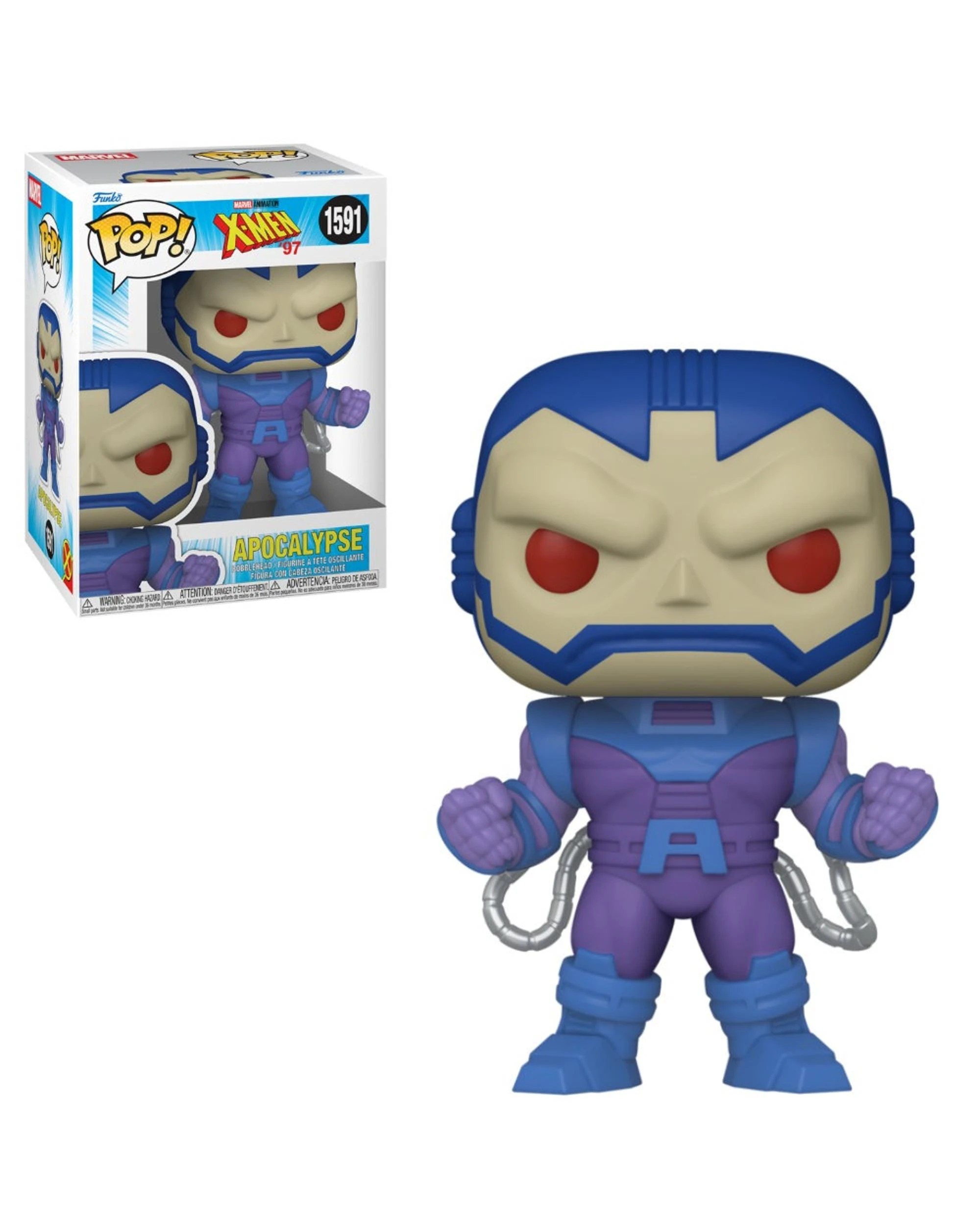 1 Marvel X-Men 97 Apocalypse Bobblehead Funko POP! Vinyl, 1 of 3