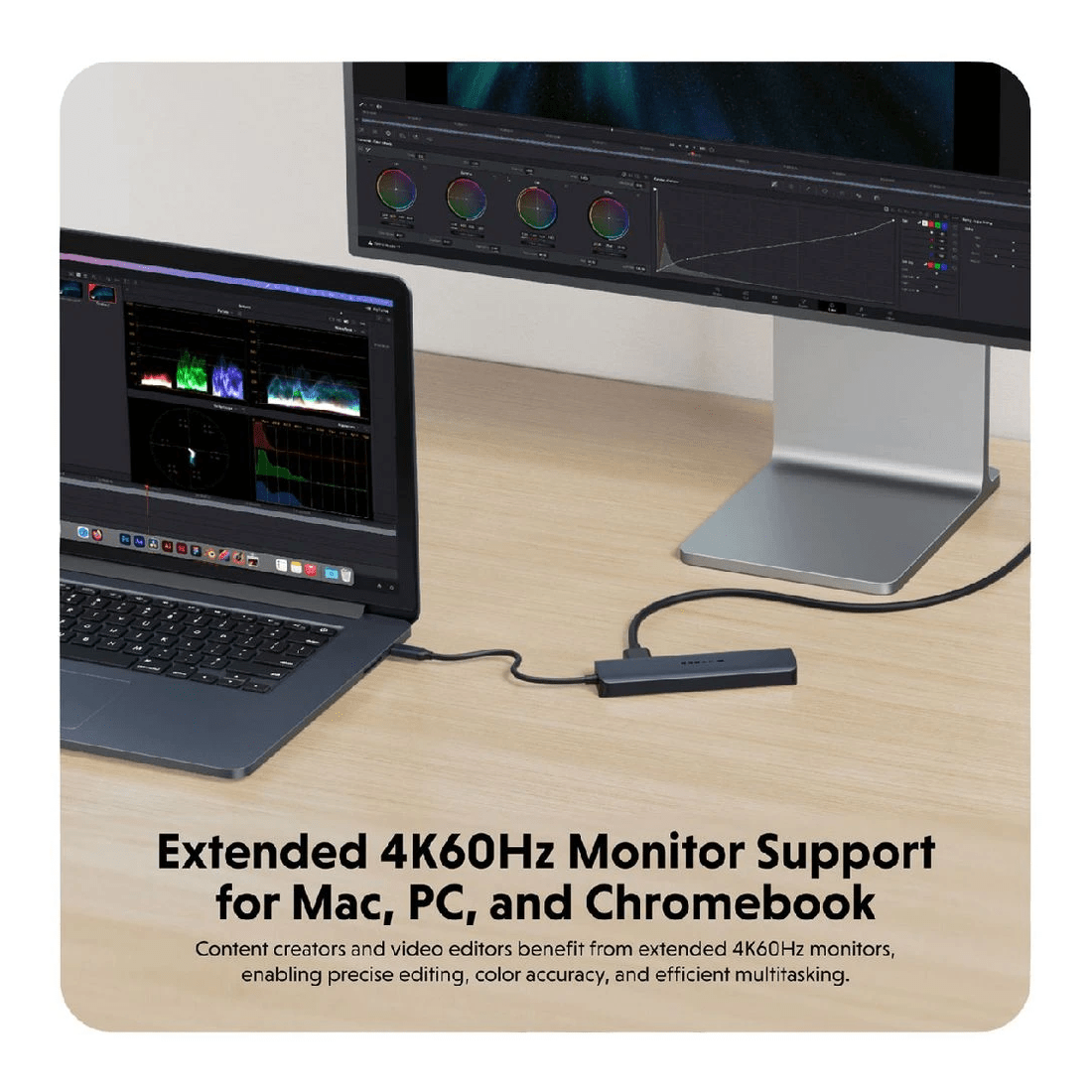 7 Hyperdrive 7-port USB-C Hub Midnight Blue, 7 of 10