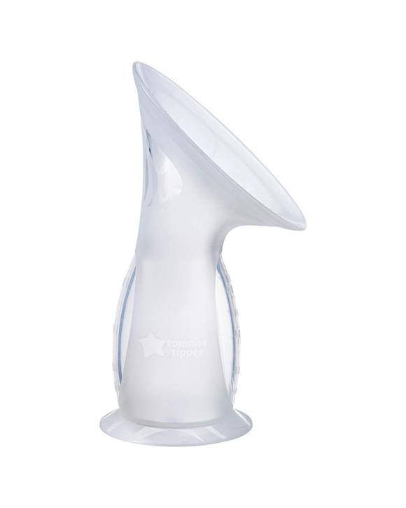 Tommee Tippee Silicone Manual Silicone Breast Pump 100ml Portable Silent - Multi