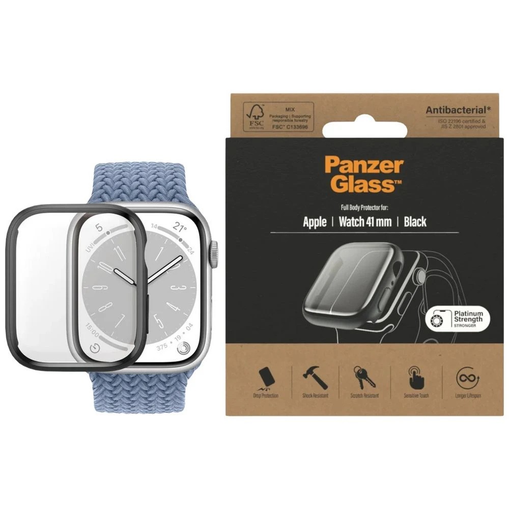 3 PanzerGlass Full Body Case Apple Watch 41mm Clear, 3 of 4