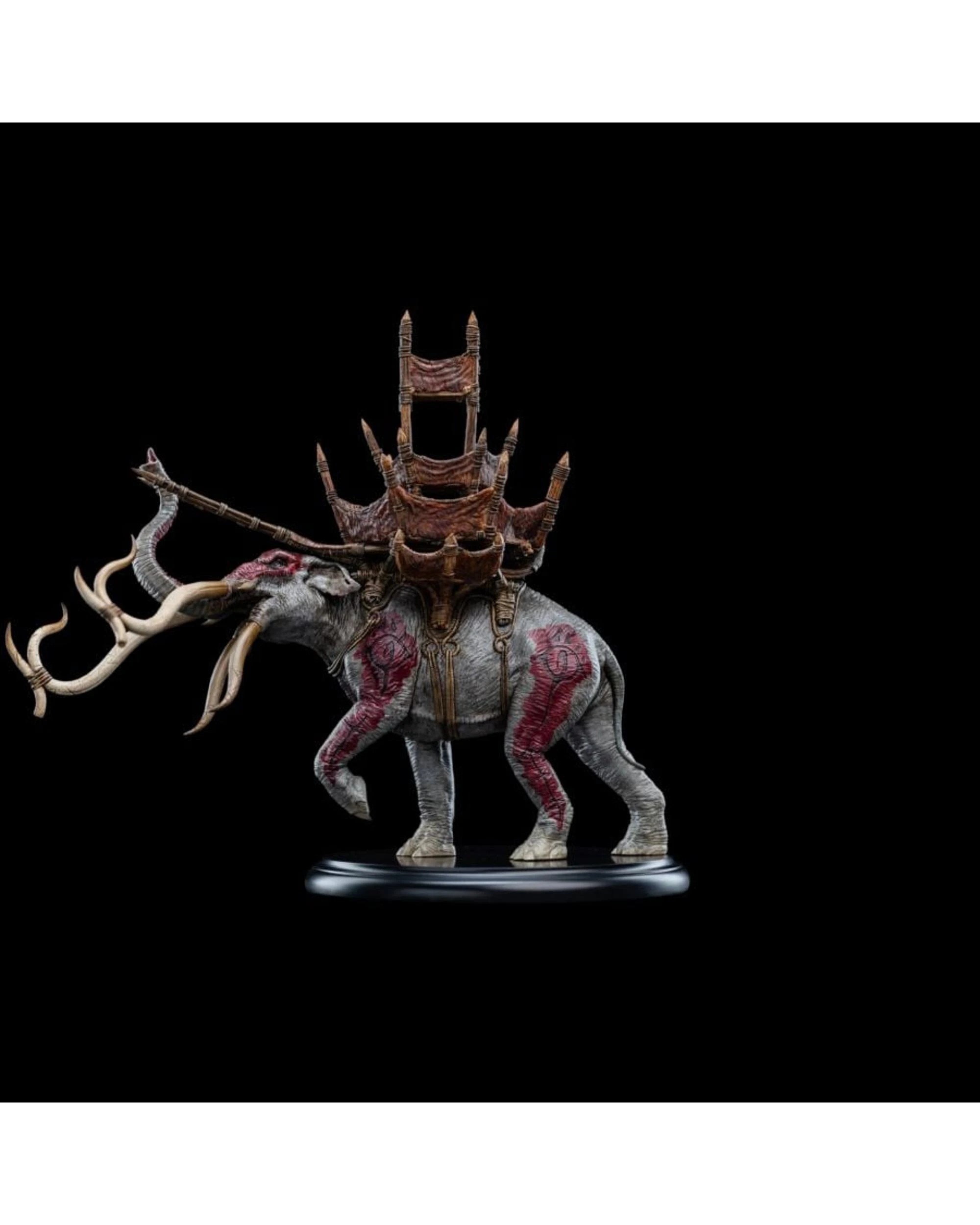 10 The Lord of the Rings Mumak in Battle Miniature Statue, 10 of 10