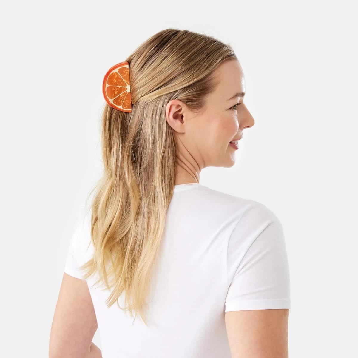 3 Orange Claw Hair Clip ACC ORANGE, 3 of 4